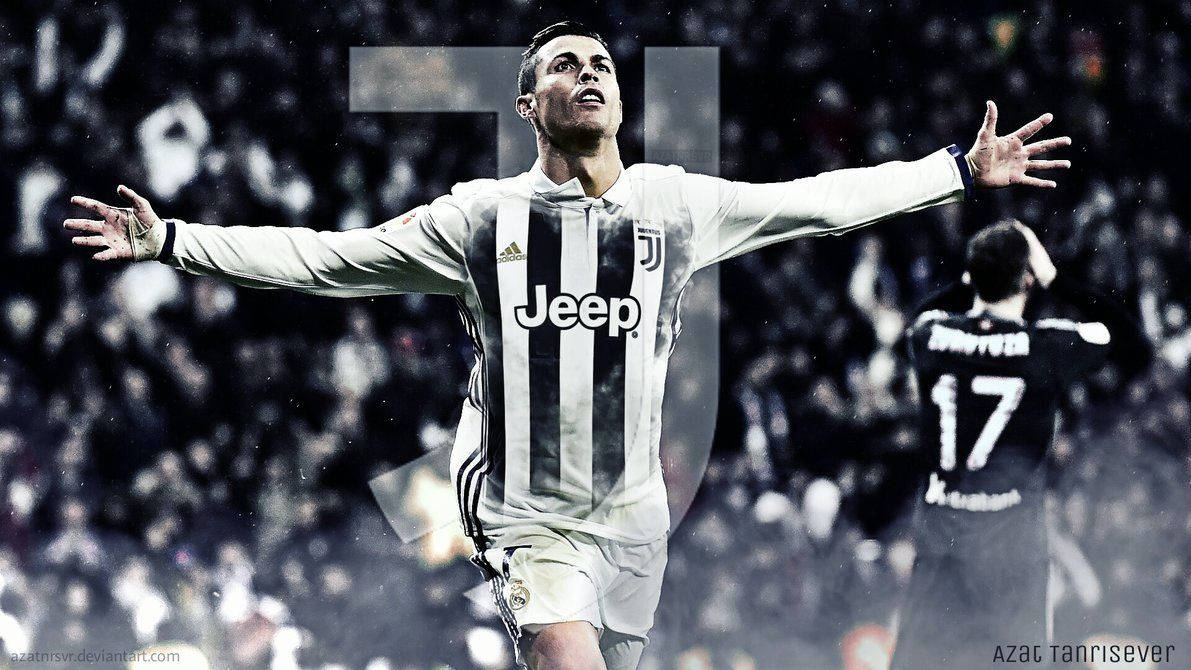 Cristiano Ronaldo for Juventus bakgrunnsbilde.