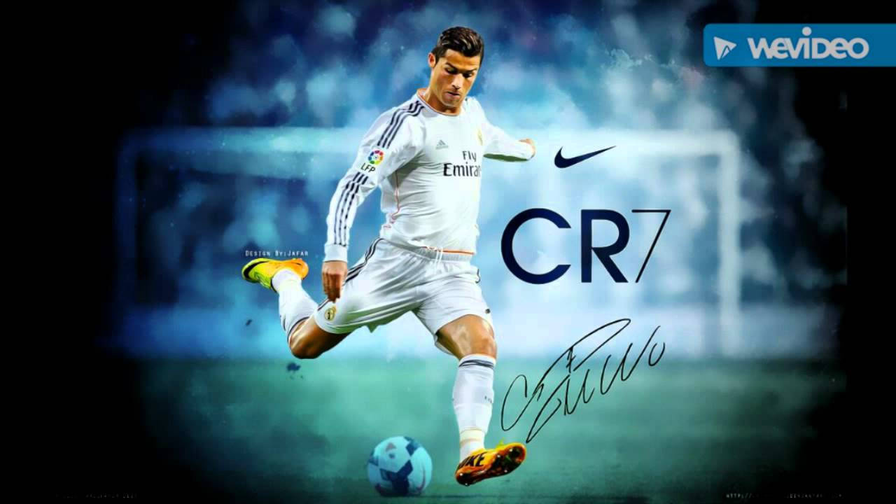 Cristiano Ronaldo signatur bakgrunnsbilde.