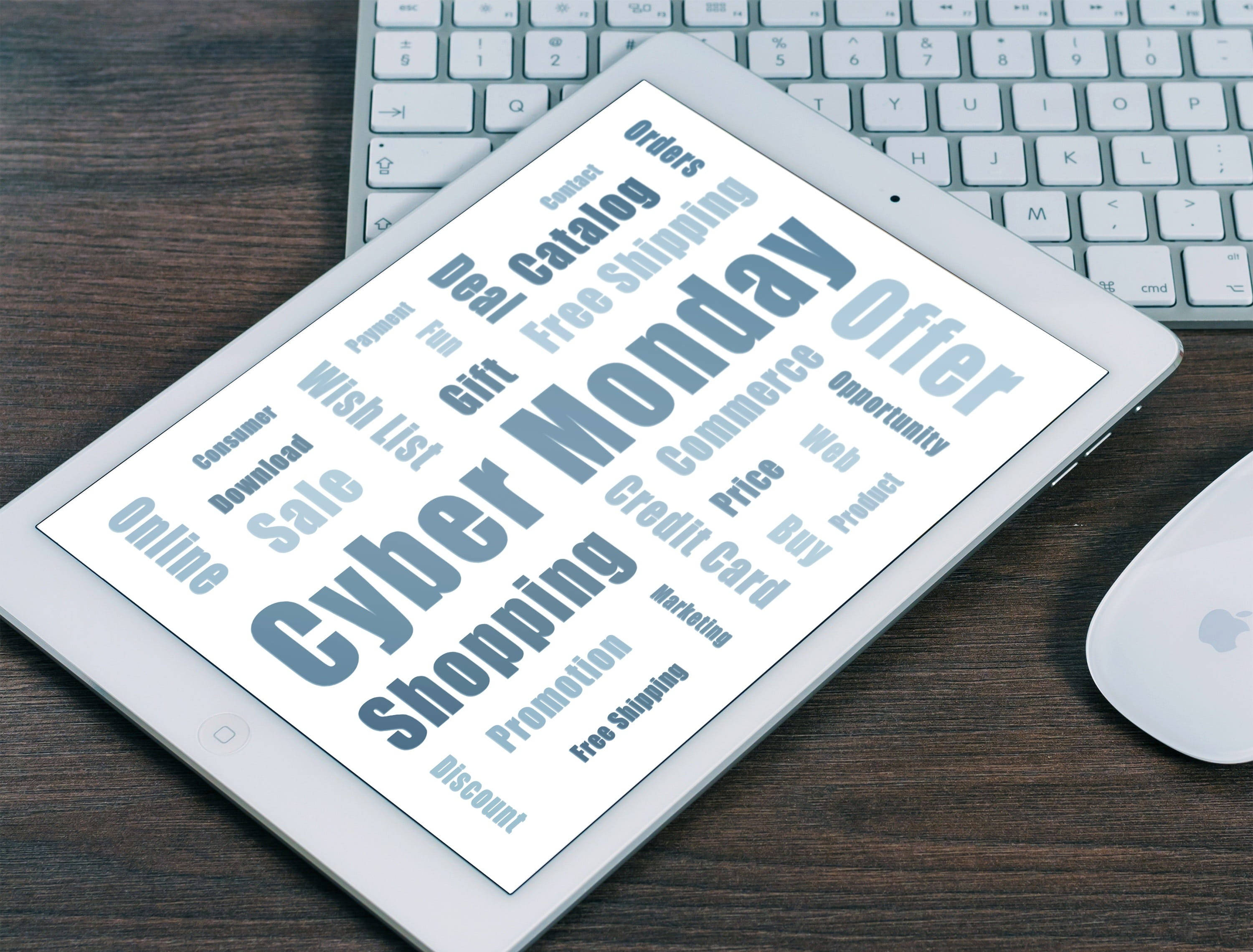 Cyber Monday nettbrett Bakgrunner