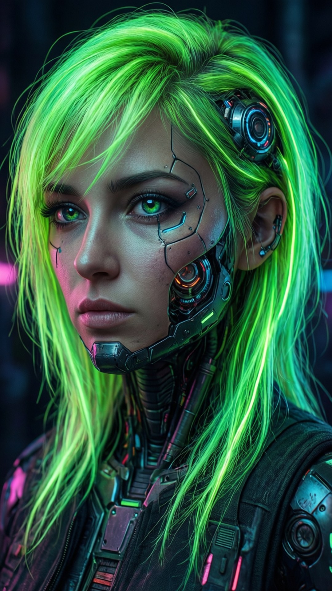 Cyberpunk-muse Bakgrunner