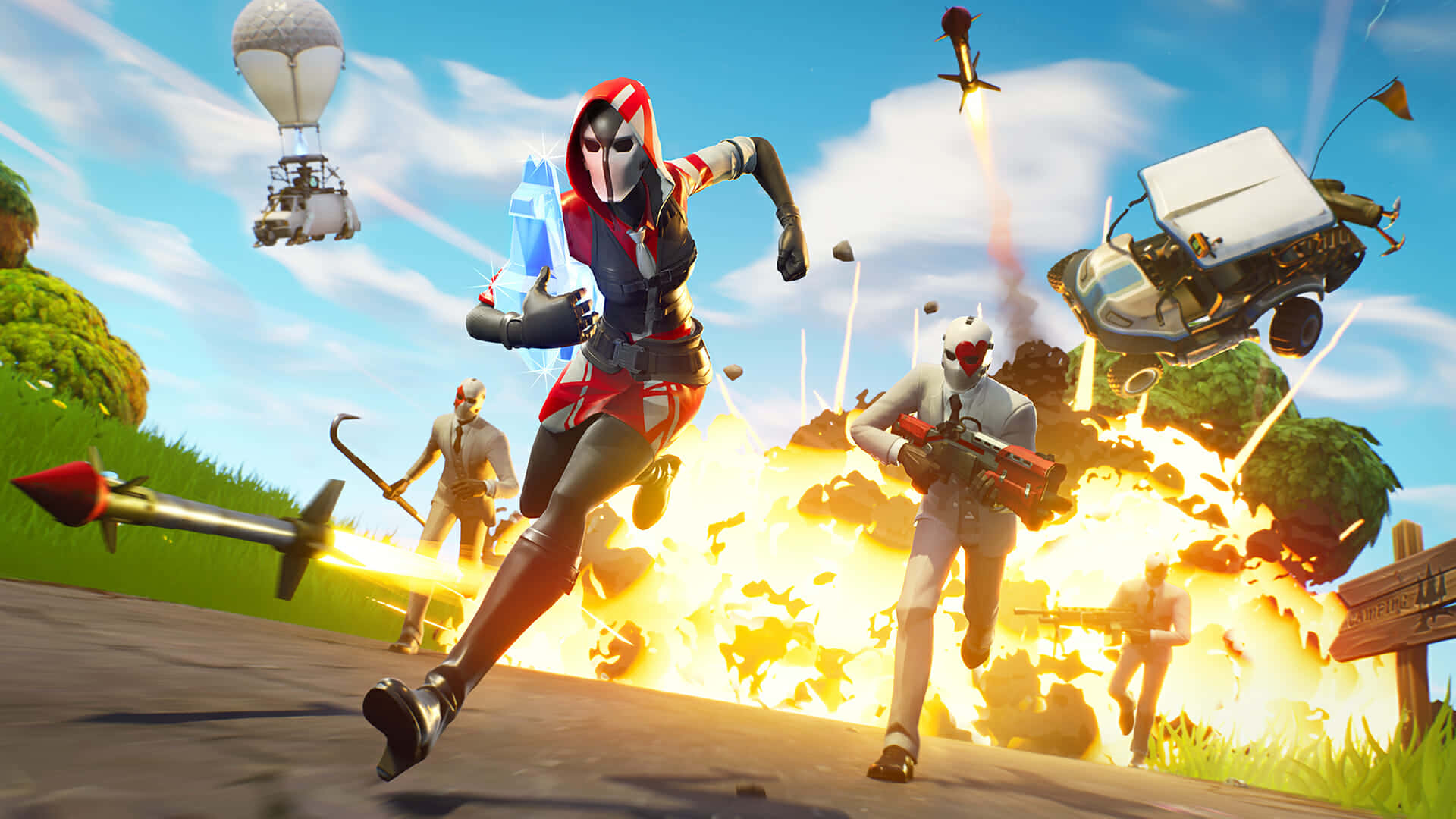 Dans bort bekymringene dine med Fortnite! Bakgrunner