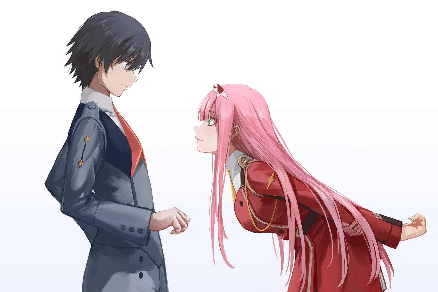 Darling In The Franxx Estetisk Anime Par Bakgrunner