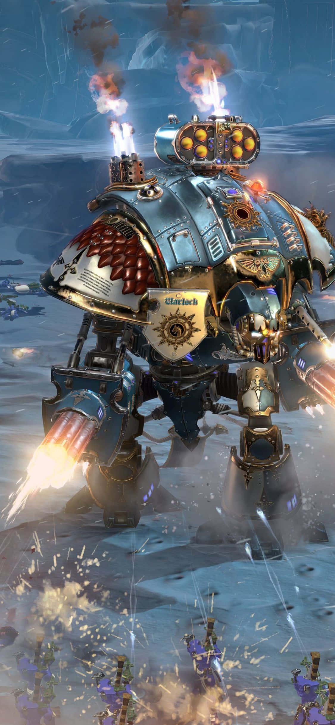 "Dawn of War III i aksjon på iPhone XS" Bakgrunner