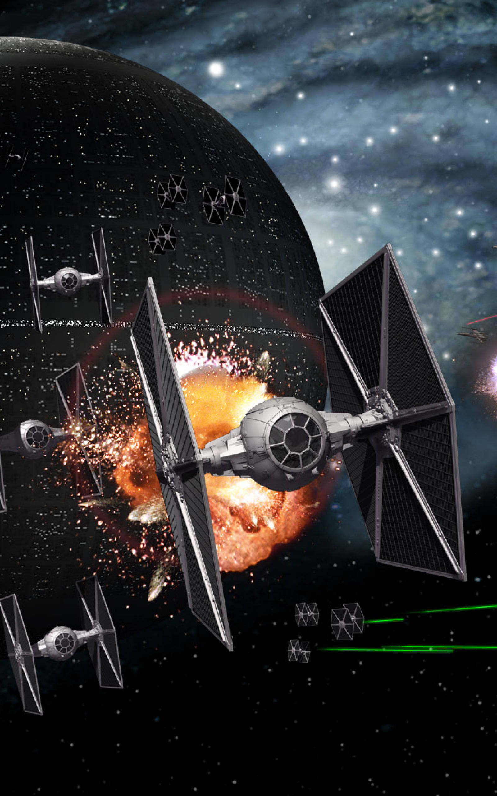 Dødsstjernen Fra Star Wars Nettbrett Bakgrunner