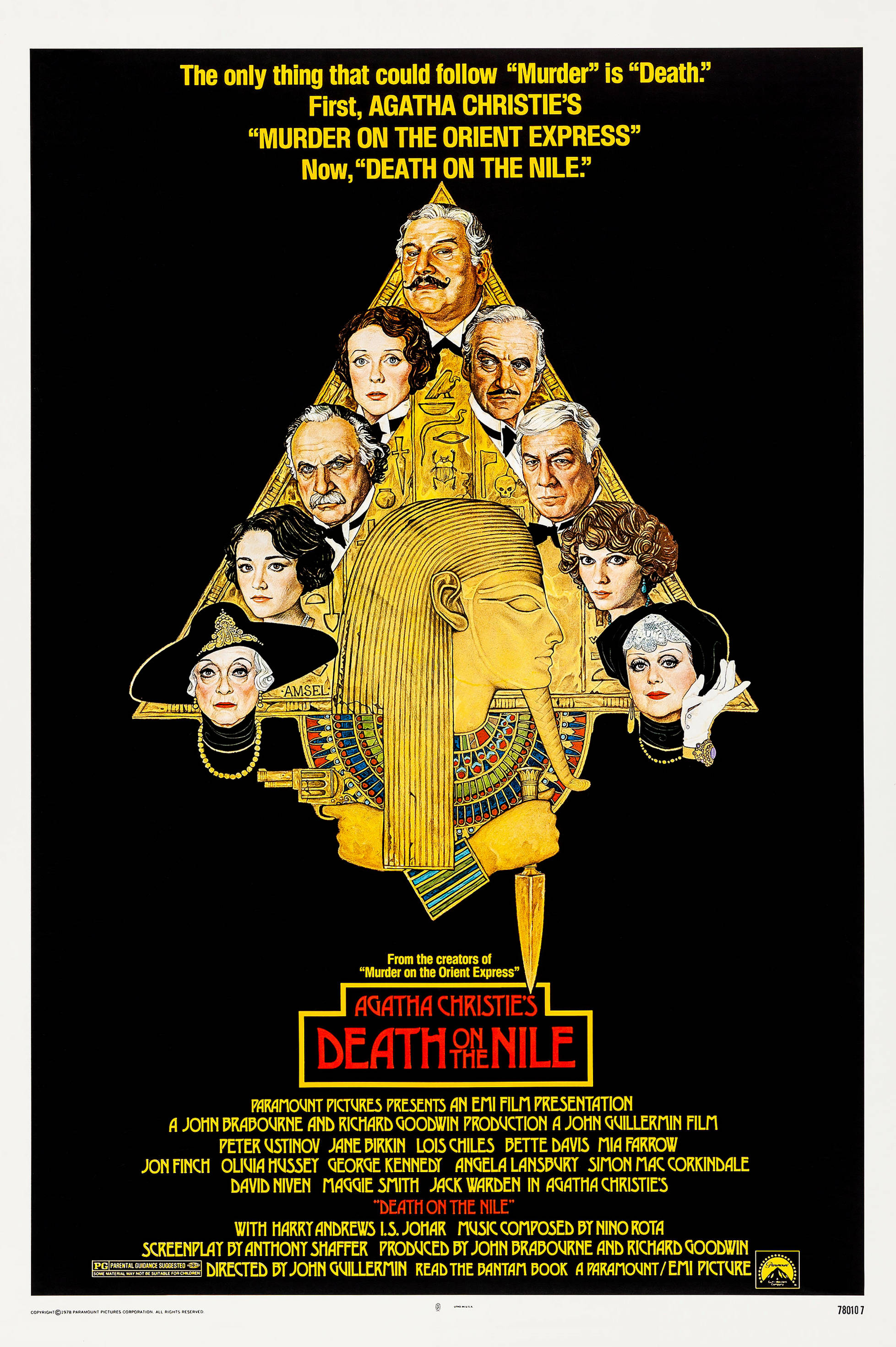 Death Of The Nile Plakat David Niven Bakgrunner