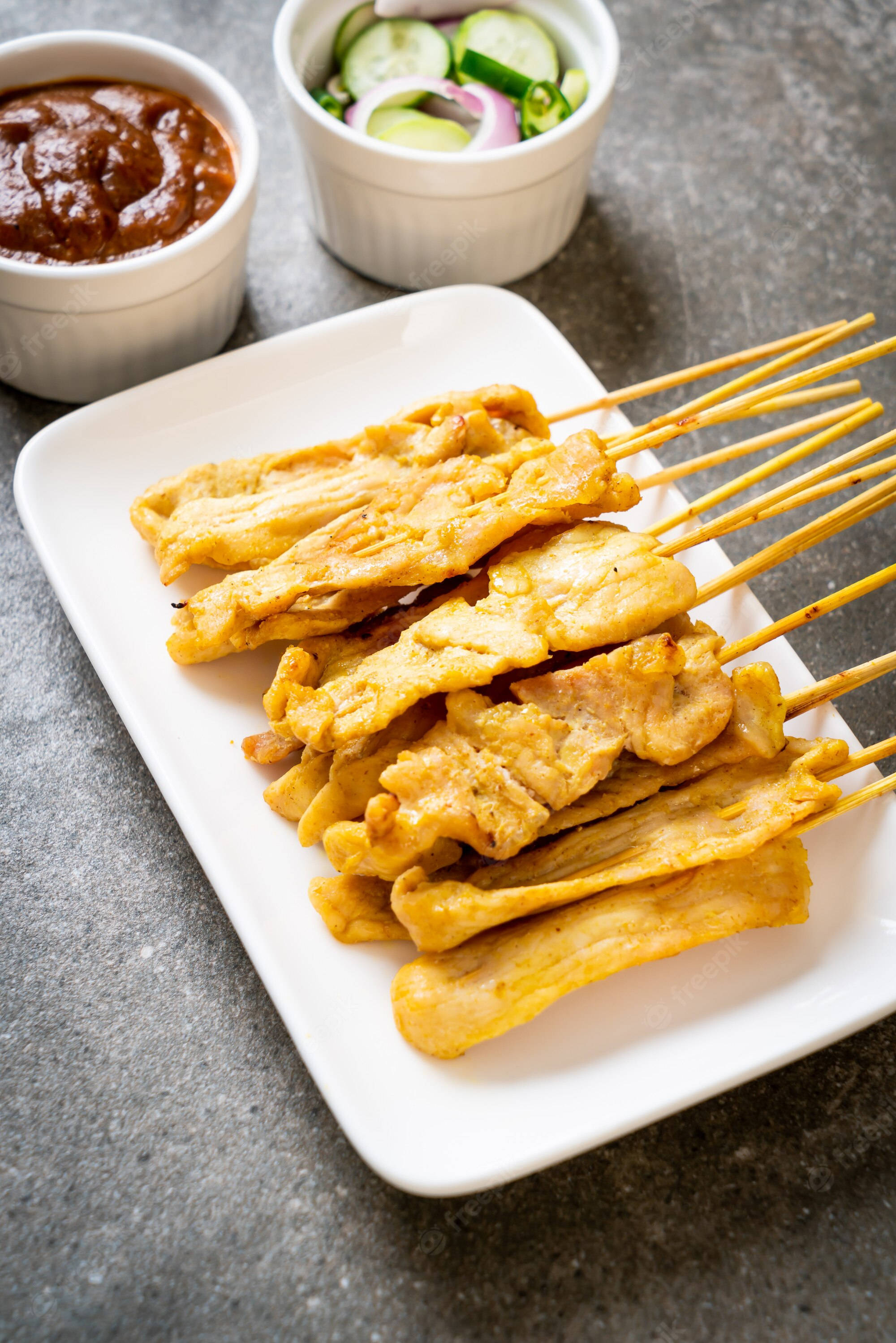 Deilig Chicken Satay - En smak av Sørøst-Asia Bakgrunner