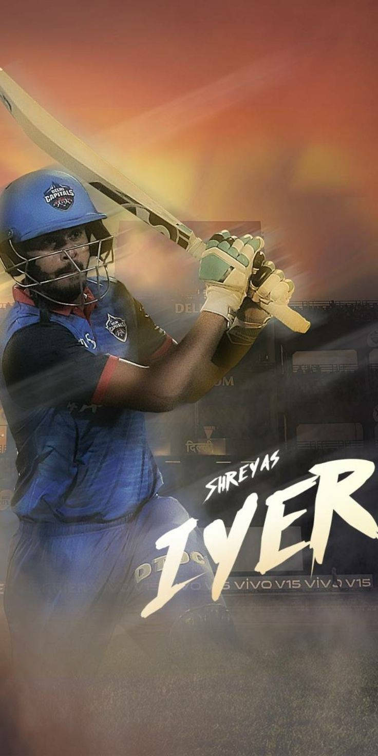 Delhi Capitals Iyer Bakgrunner