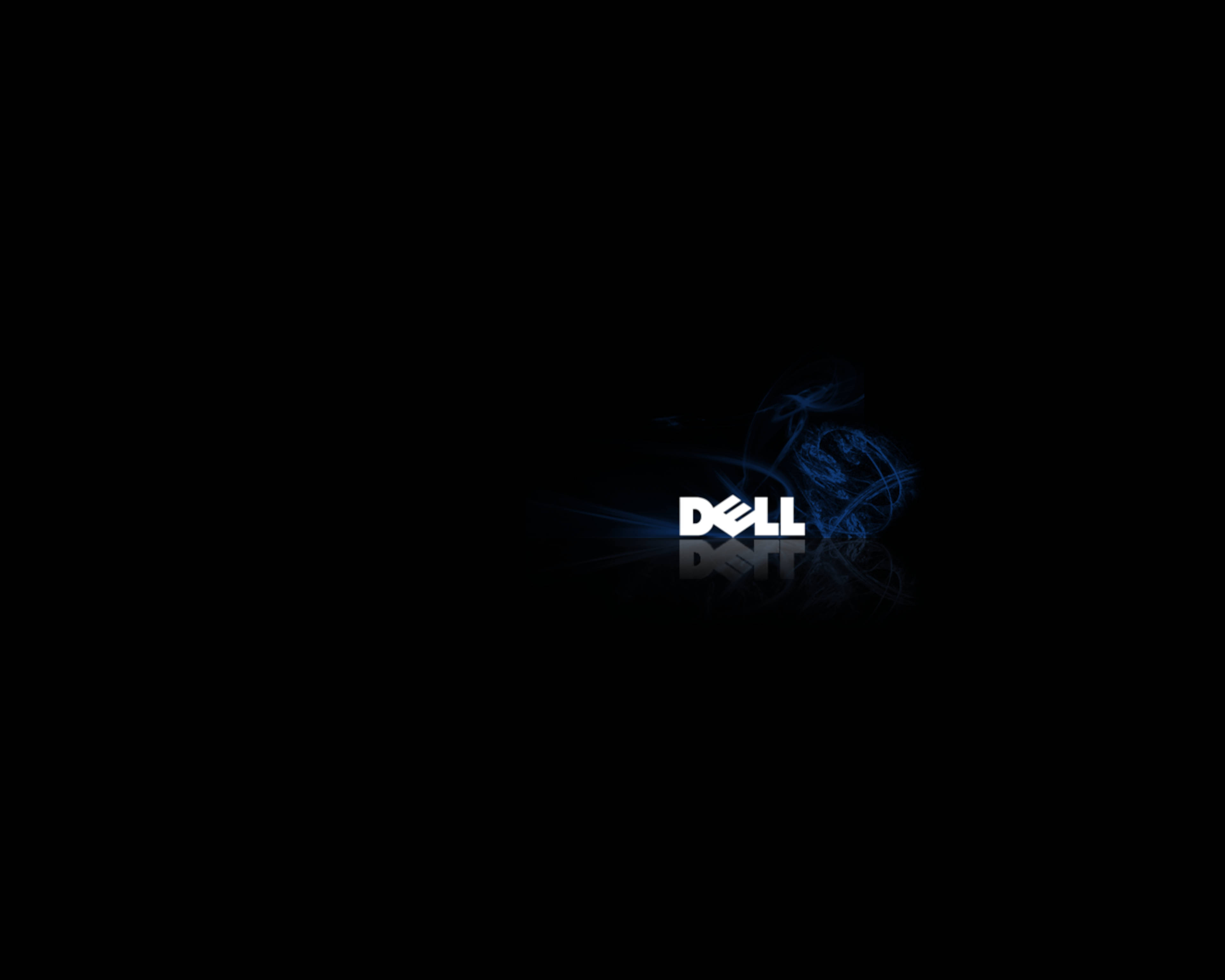 Dell 4K-logo med røyk Bakgrunner