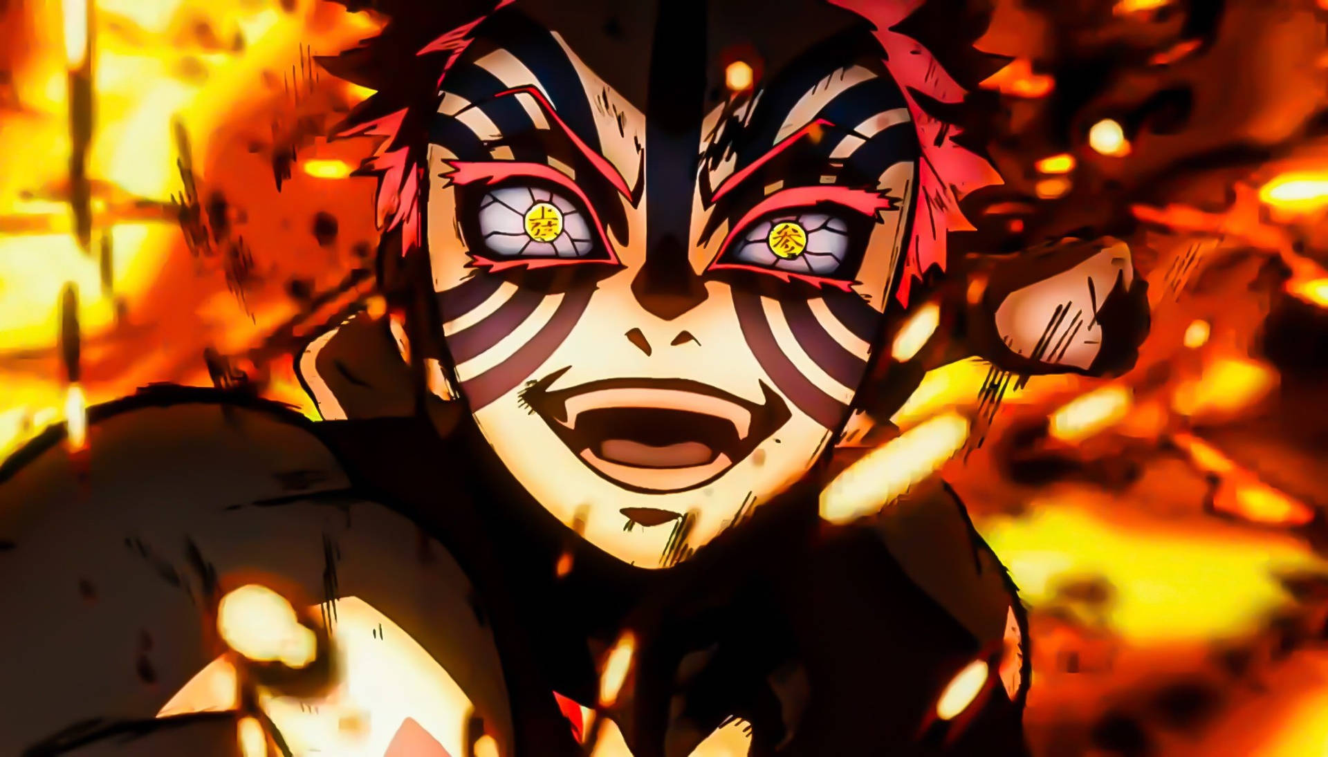 Demon Slayer Akaza Uorden Demonteknikk