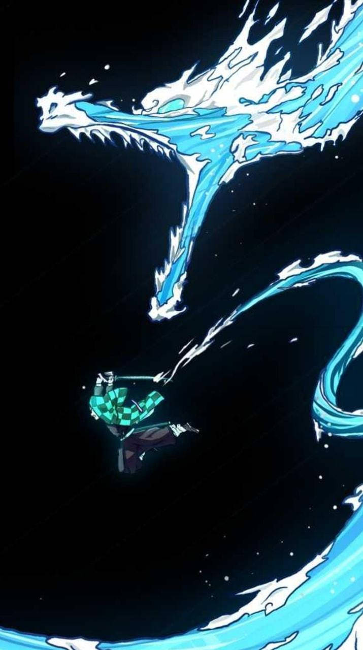 Demon Slayer Tanjiro Tiende Form Bakgrunner