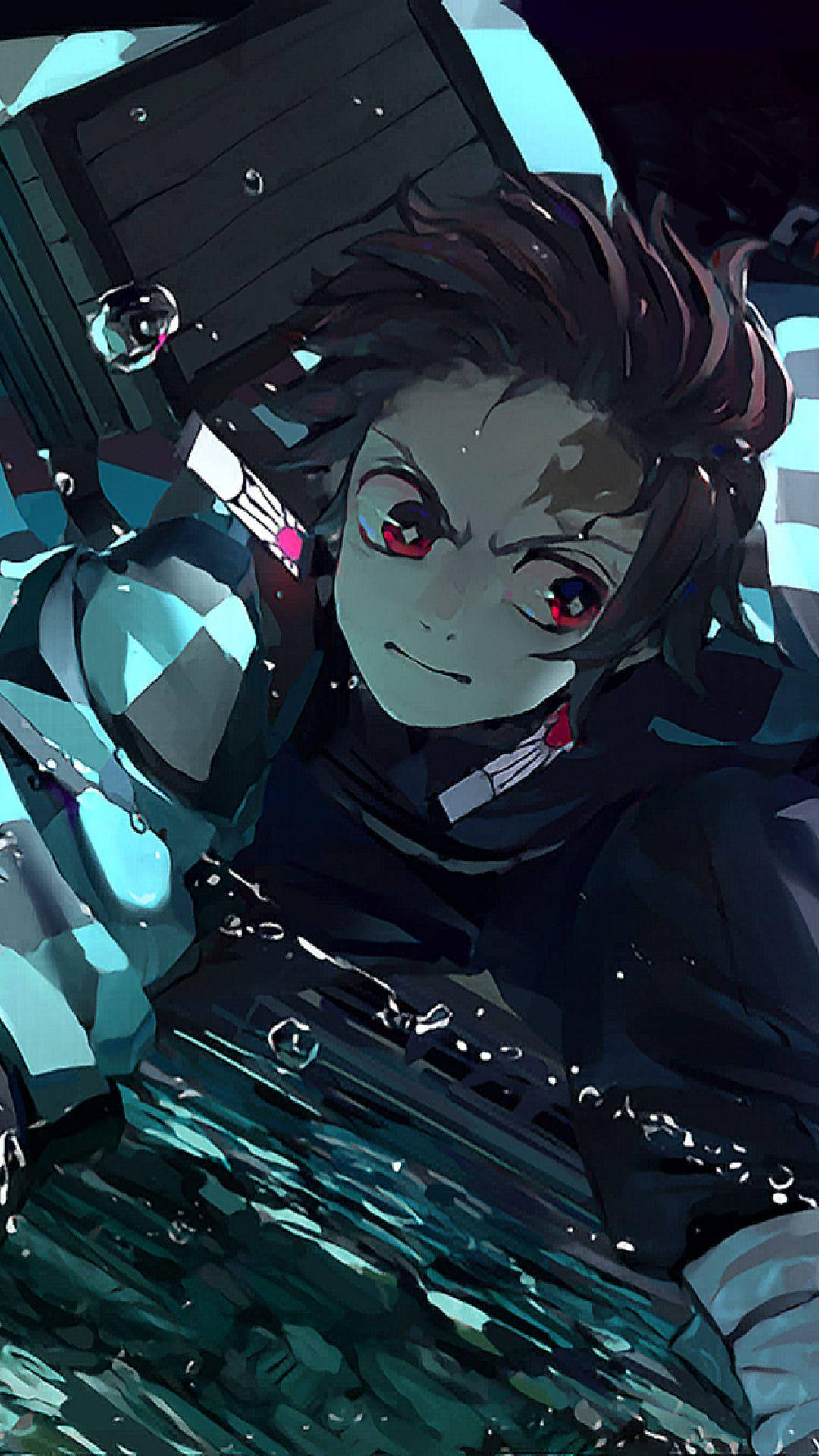 Demon Slayer Tanjiro Åttende form Bakgrunner