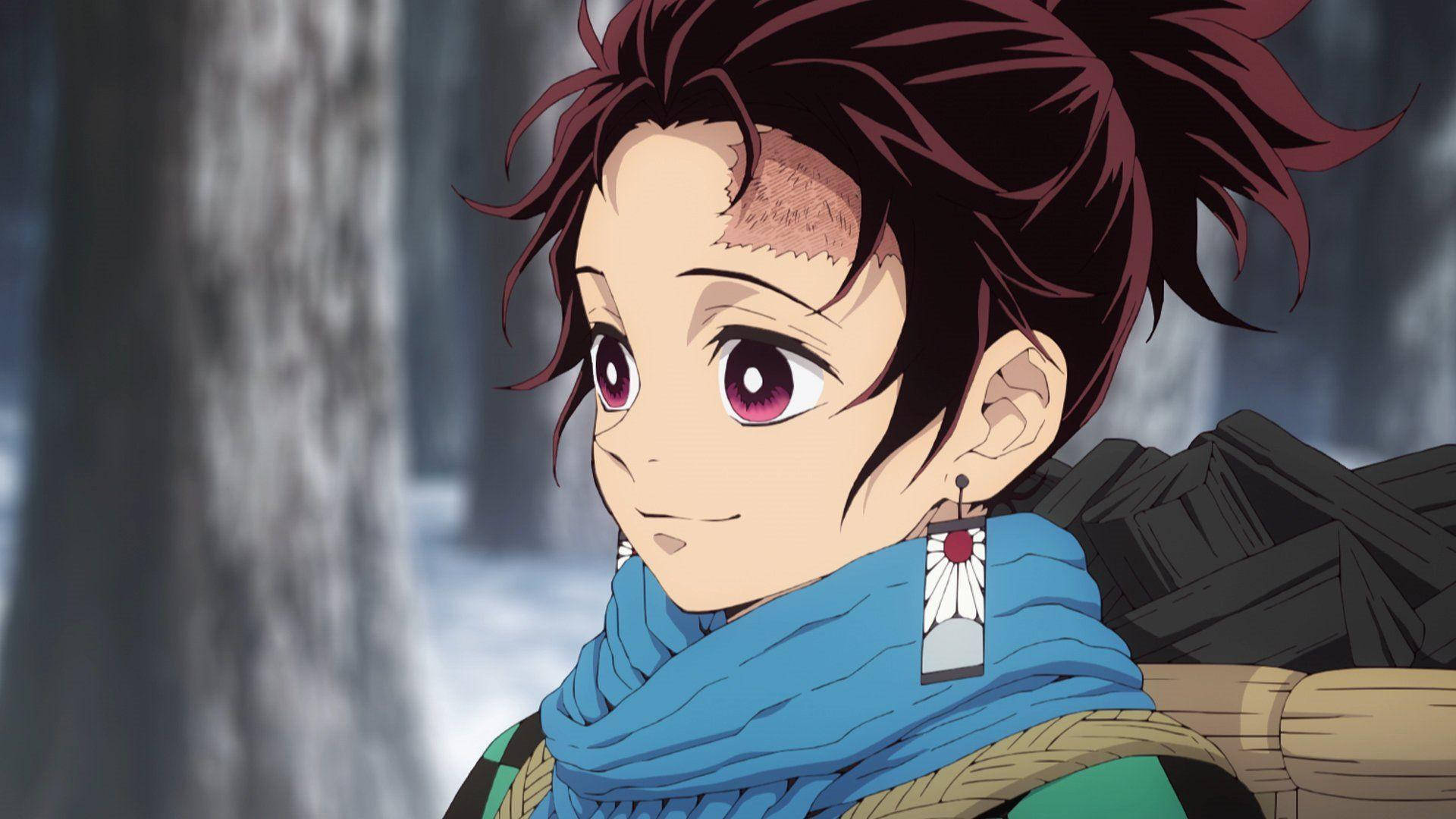 Demon Slayer Tanjiro Uskyldig Bakgrunner