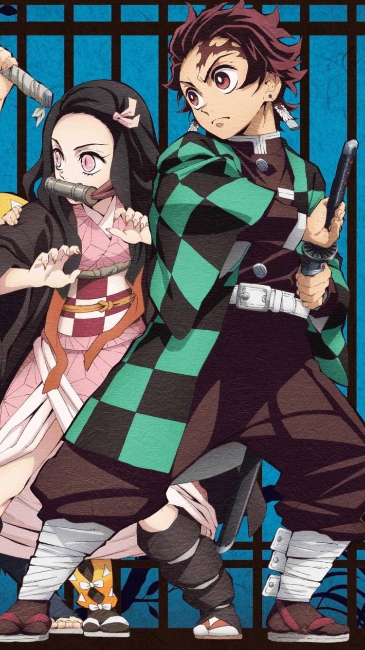 Demon Slayer Telefonbeskyttelse Bakgrunner