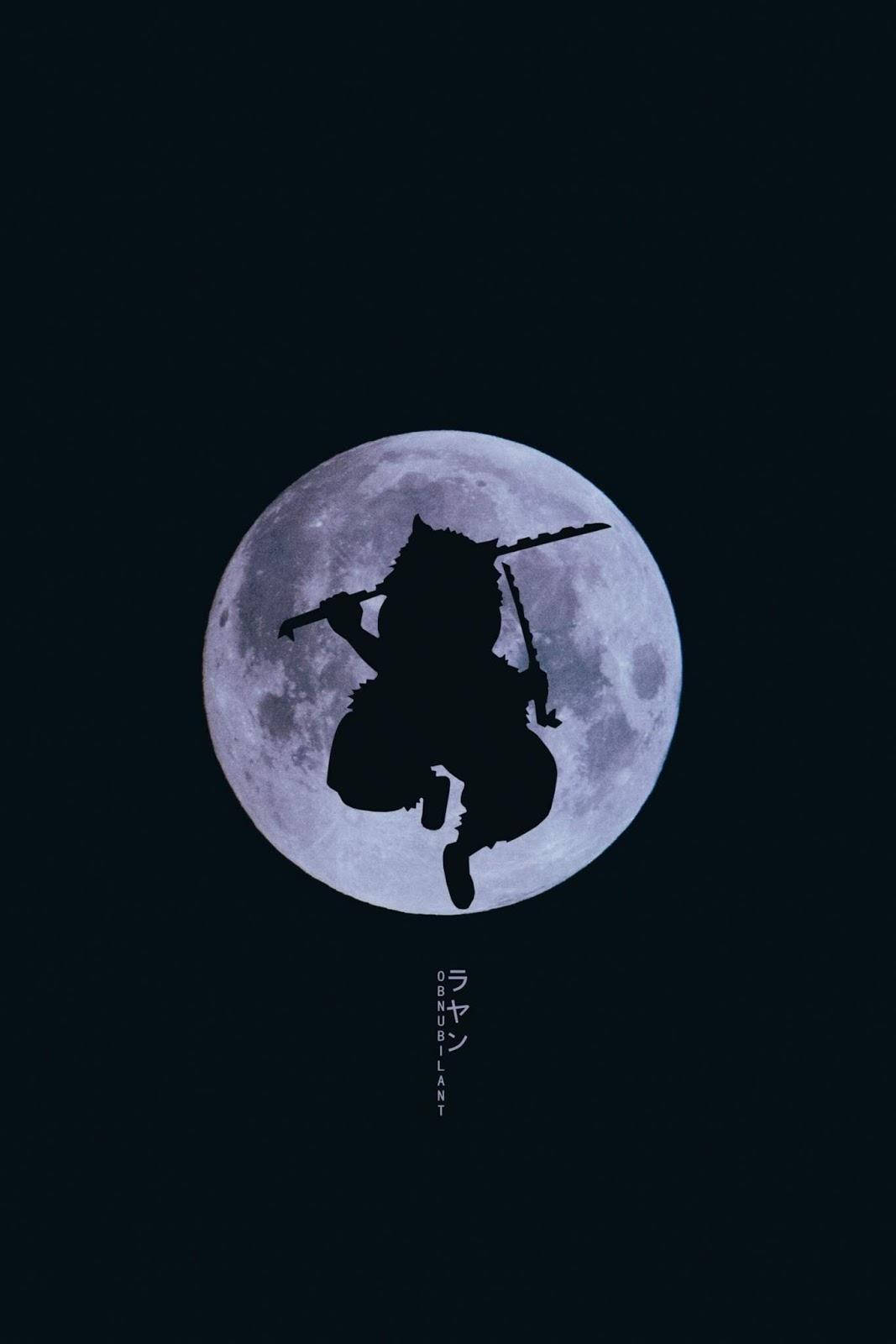 Demon Slayer Telefon Inosuke Bakgrunner