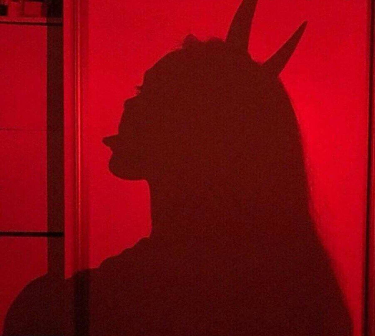 Demonjente Skygge Edgy Anime Profilbilde Bakgrunner
