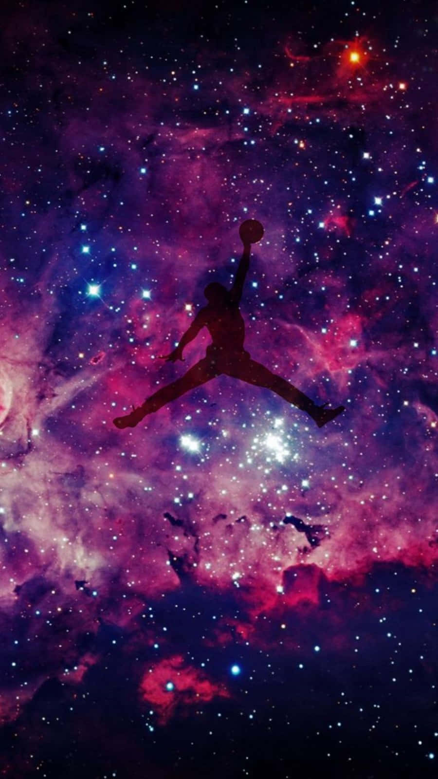 Dempet Fuchsia Jordan Galaxy Bakgrunner