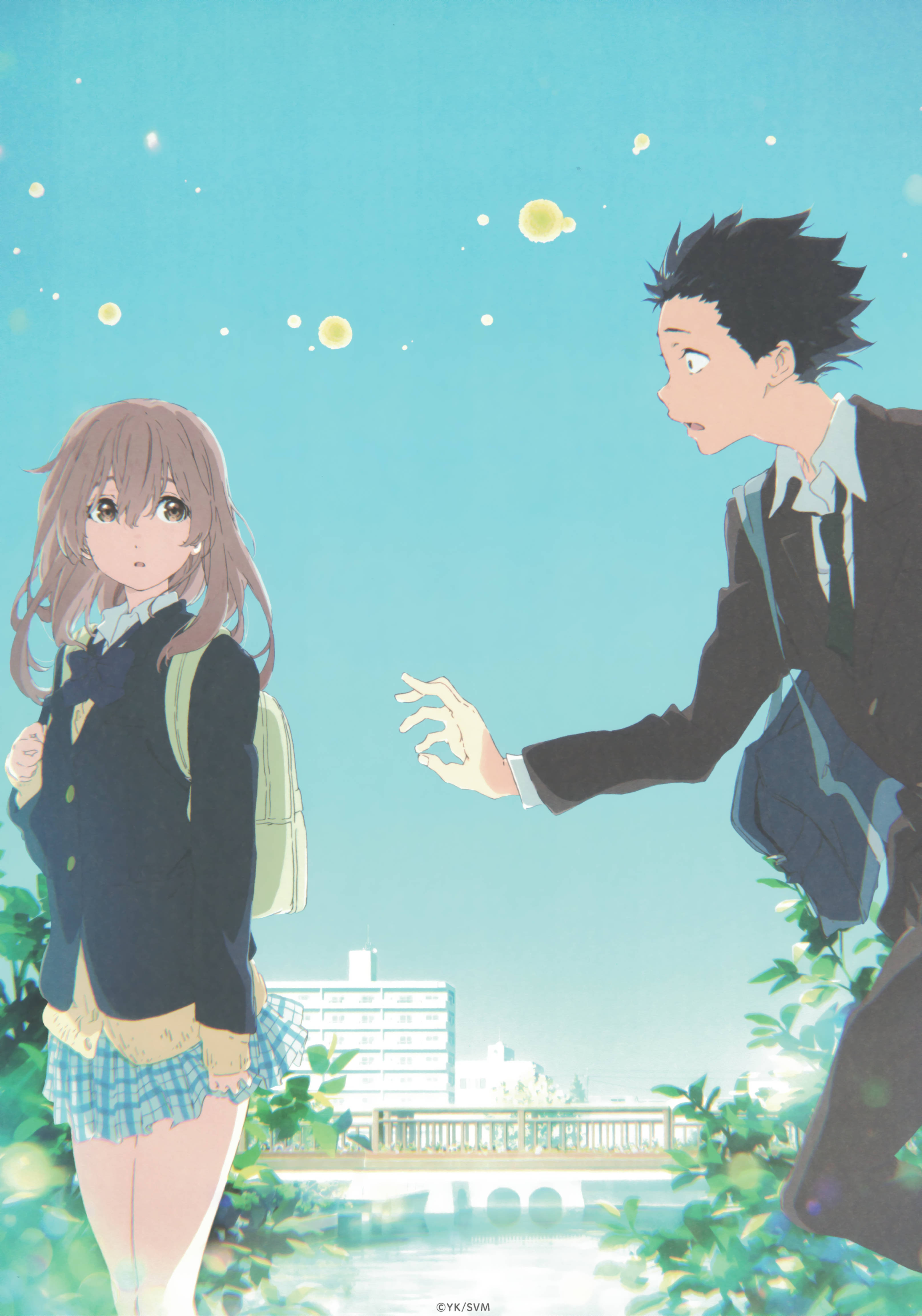 Den fengslende visuelle estetikken i anime: A Silent Voice Bakgrunner
