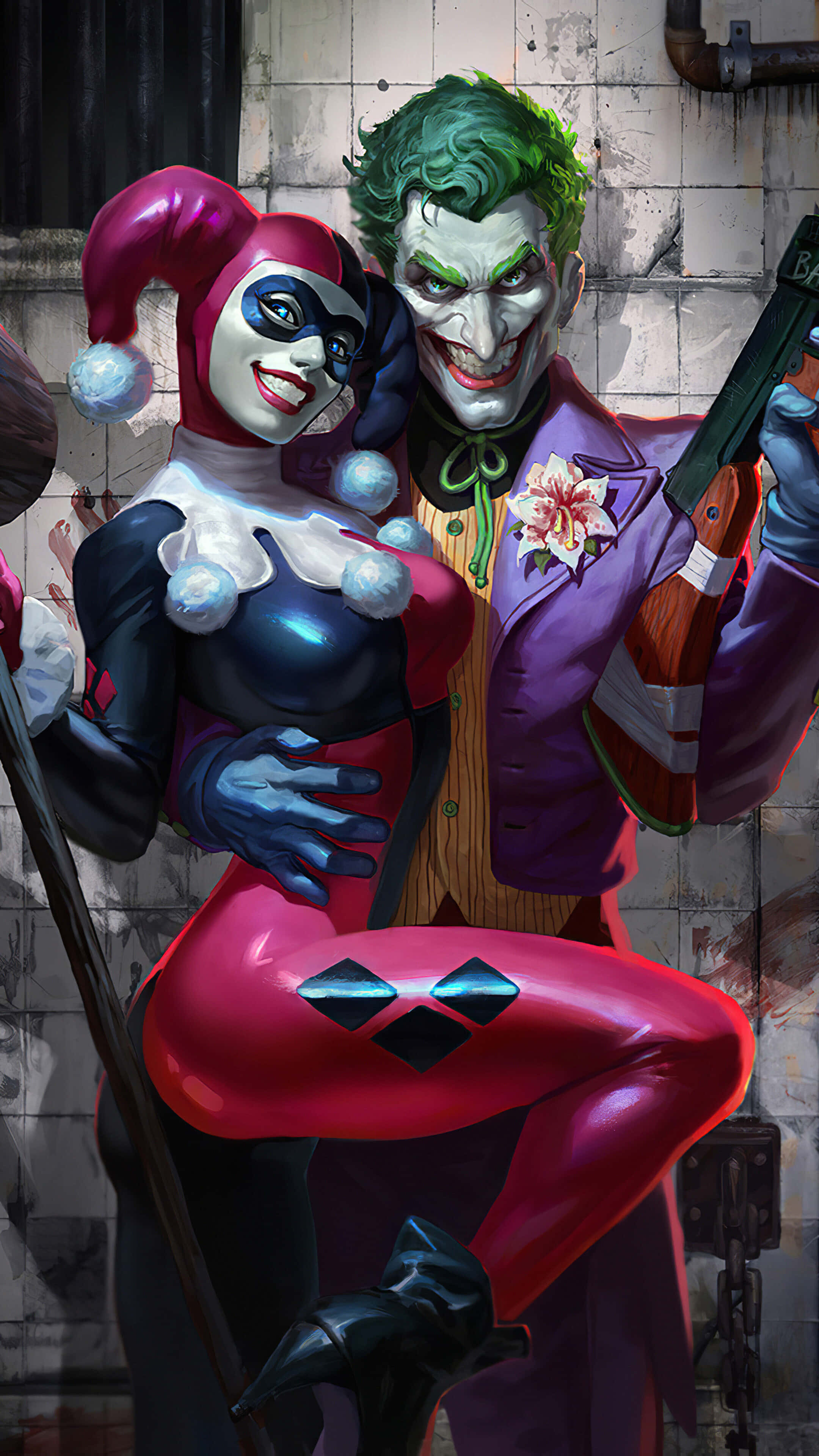 Den forbudte kjærligheten mellom Joker og Harley Quinn skinner sterkt i Suicide Squad. Bakgrunner