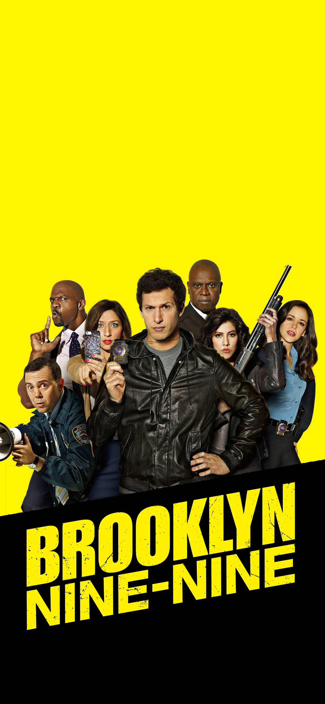 Den ikoniske gule og svarte temaet fra Brooklyn Nine Nine Bakgrunner