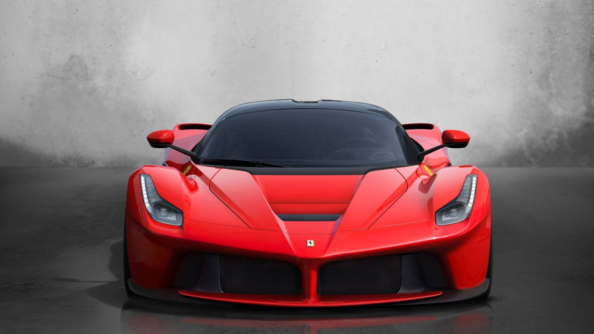 Den kraftfulle røde LaFerrari Bakgrunner