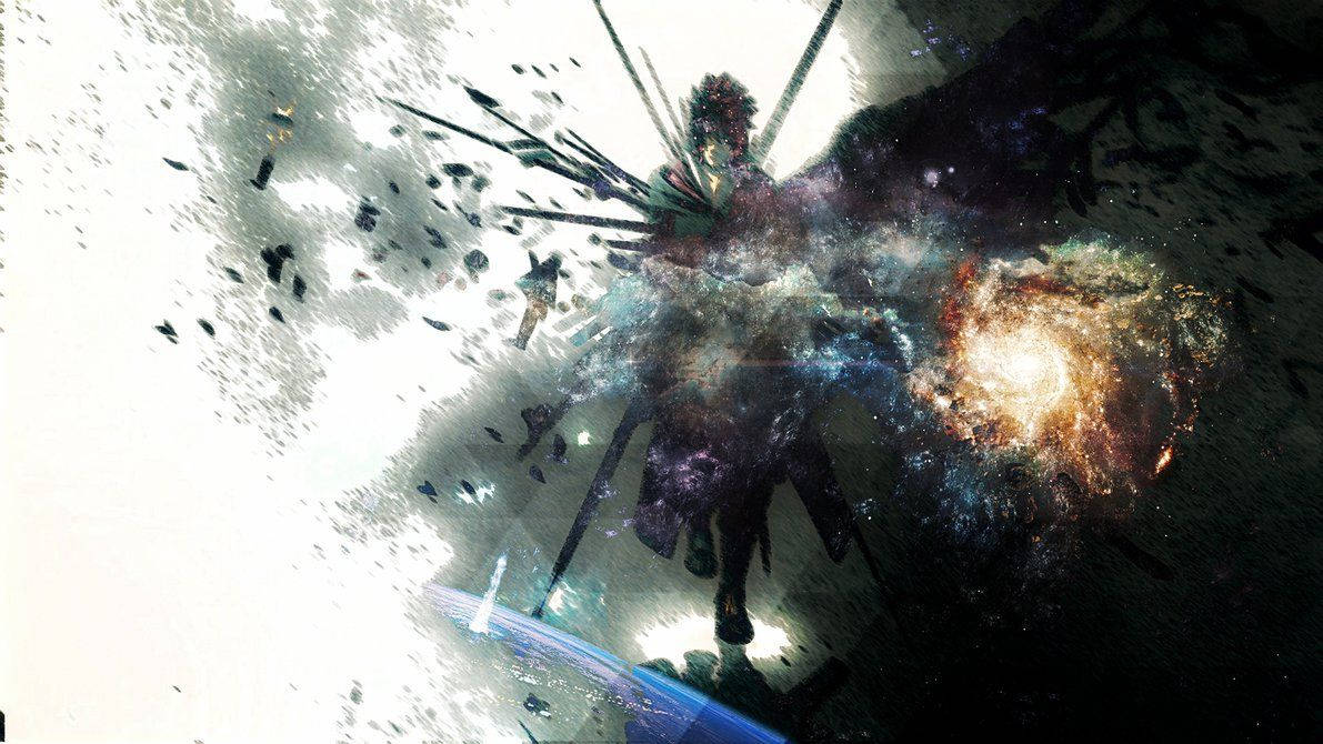 Bakgrunnsbilde av Sasuke Uchiha som prøver å hevne sin myrdede klan