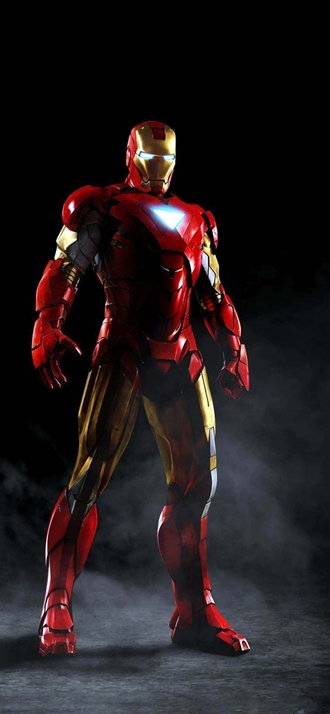 Den perfekte kombinasjonen av stil og funksjon – Iron Man iPhone X Bakgrunner