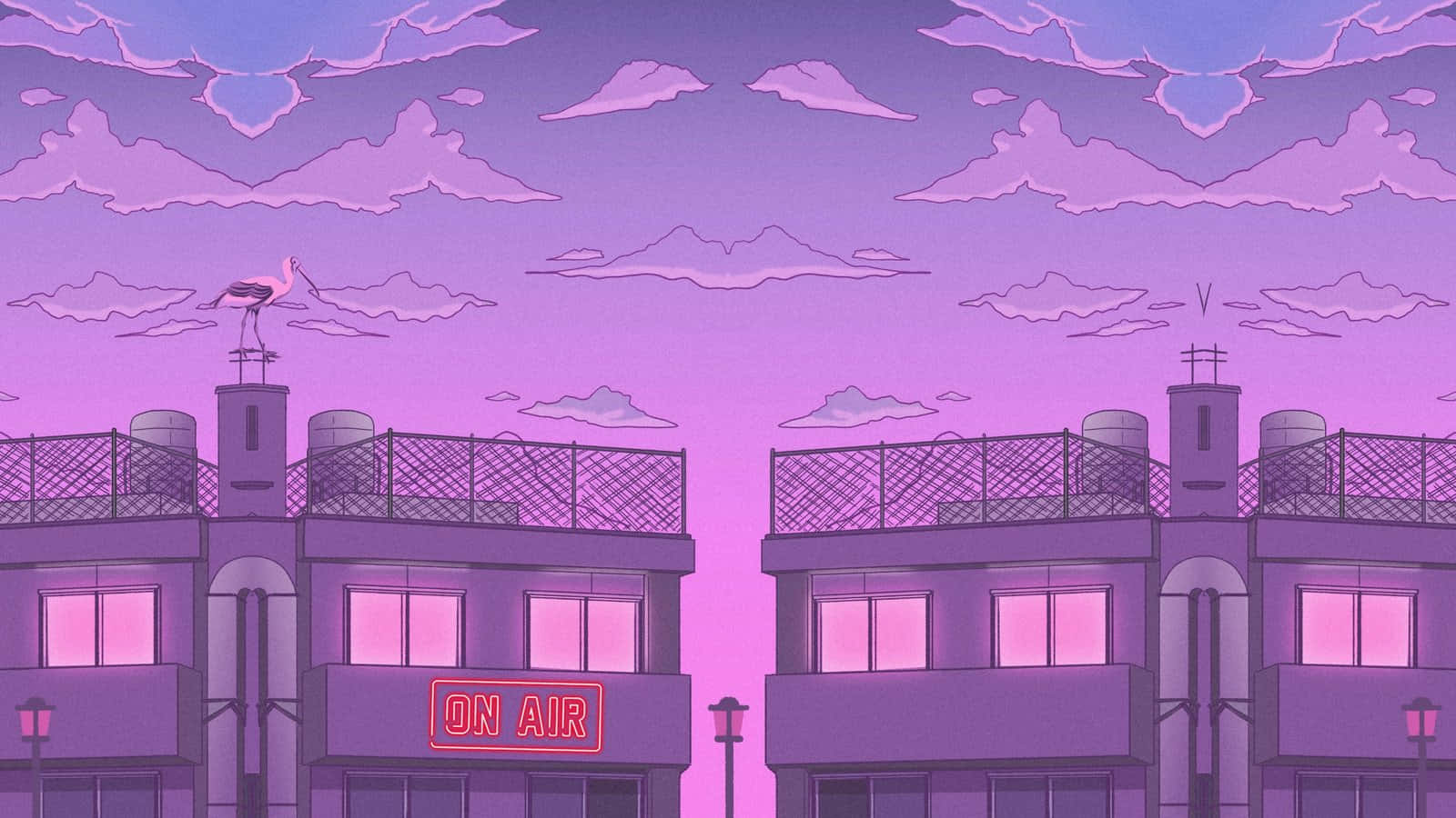 Den pulserende, travle storbyen Anime City. Bakgrunner