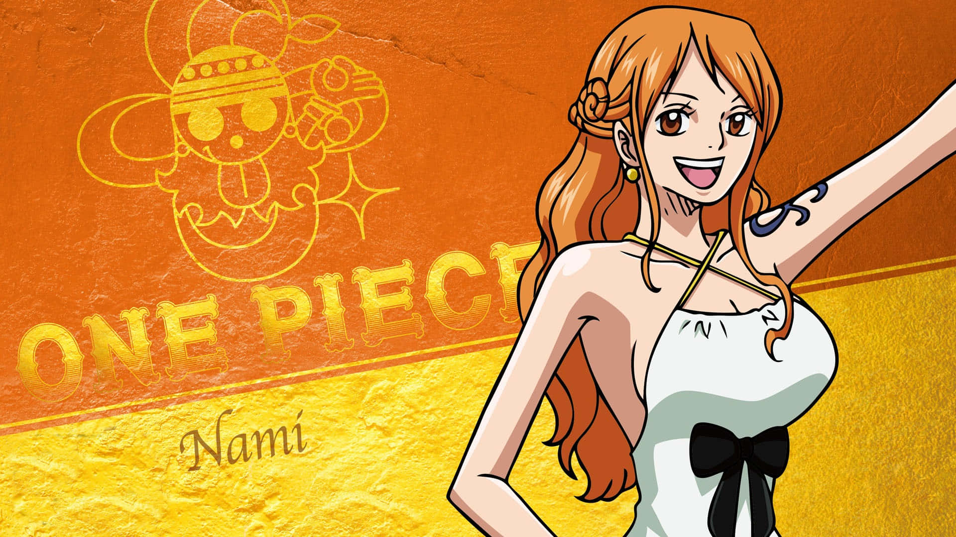 Den slu og intelligente Nami, navigatøren i One Piece Bakgrunner