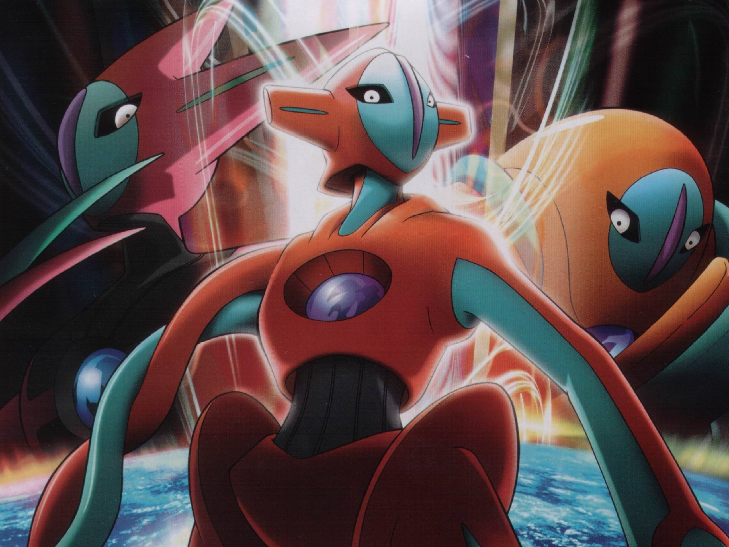 Deoxys Normal-, Angreps- og Forsvarsformer Bakgrunner