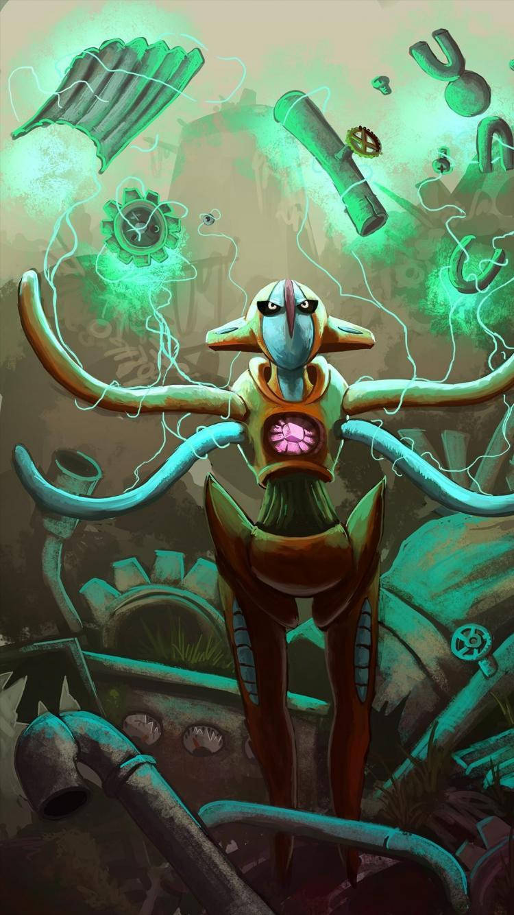 Deoxys og svevende tannhjul Bakgrunner