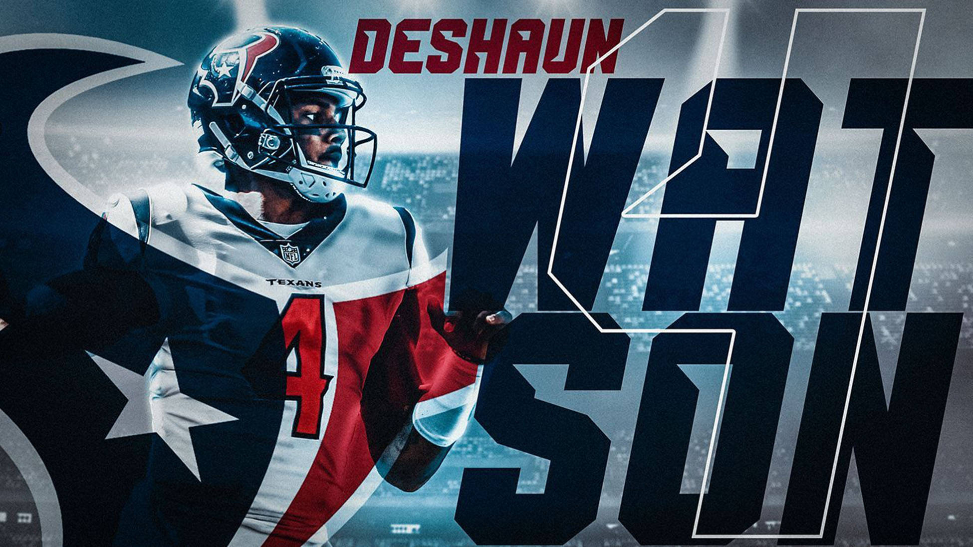 Deshaun Watson-navnekunst Bakgrunner
