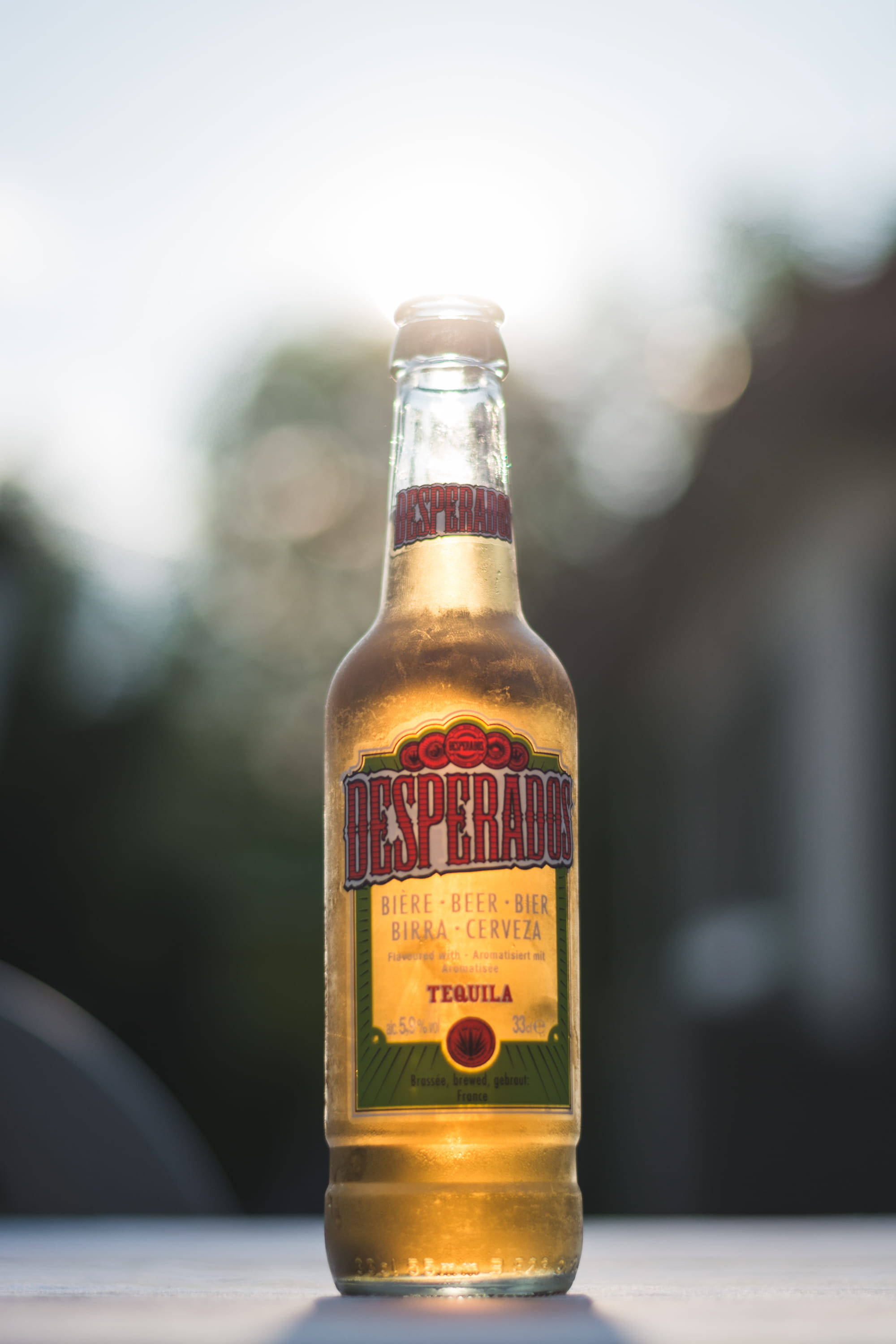Desperados Tequila-flaske Bakgrunner