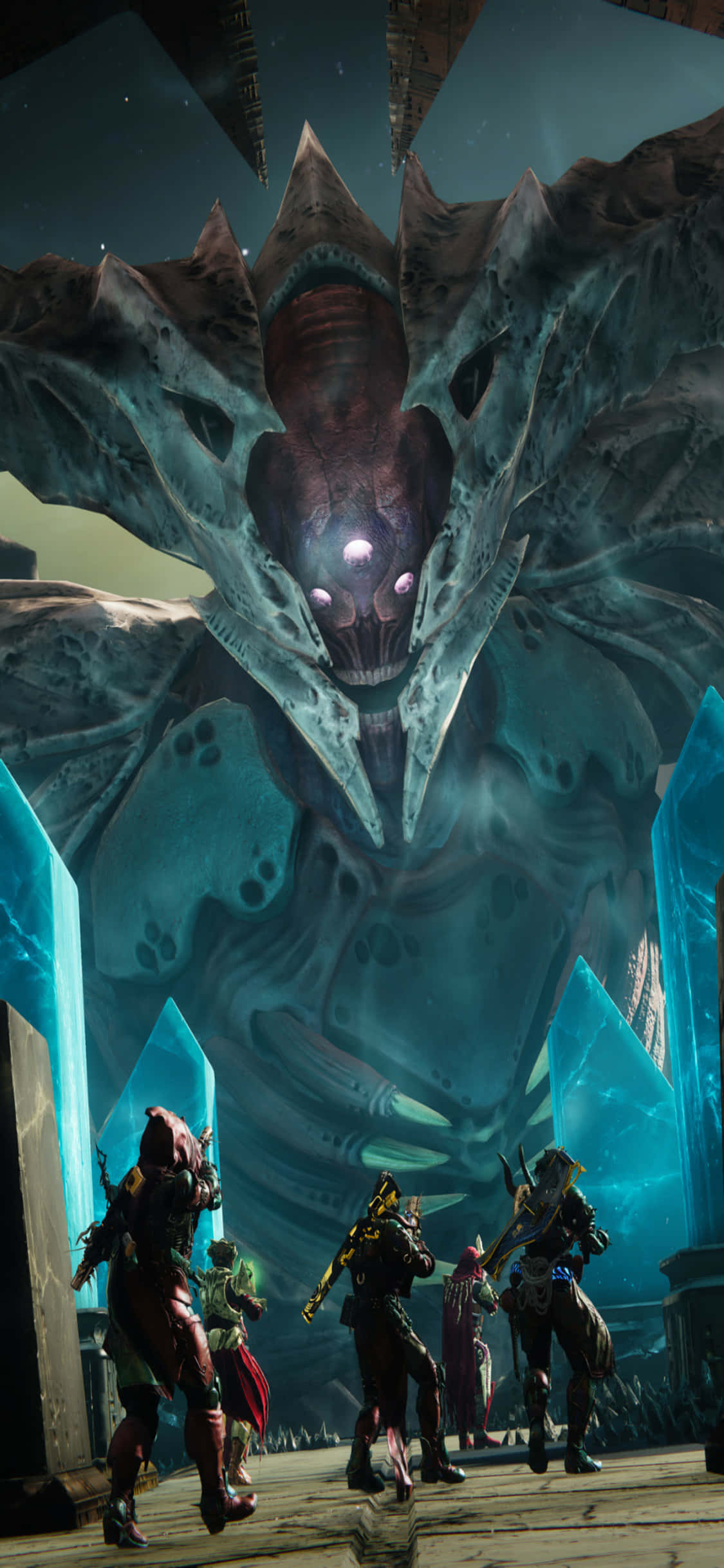 Destiny 2-grafikk på iPhone Xs Bakgrunner