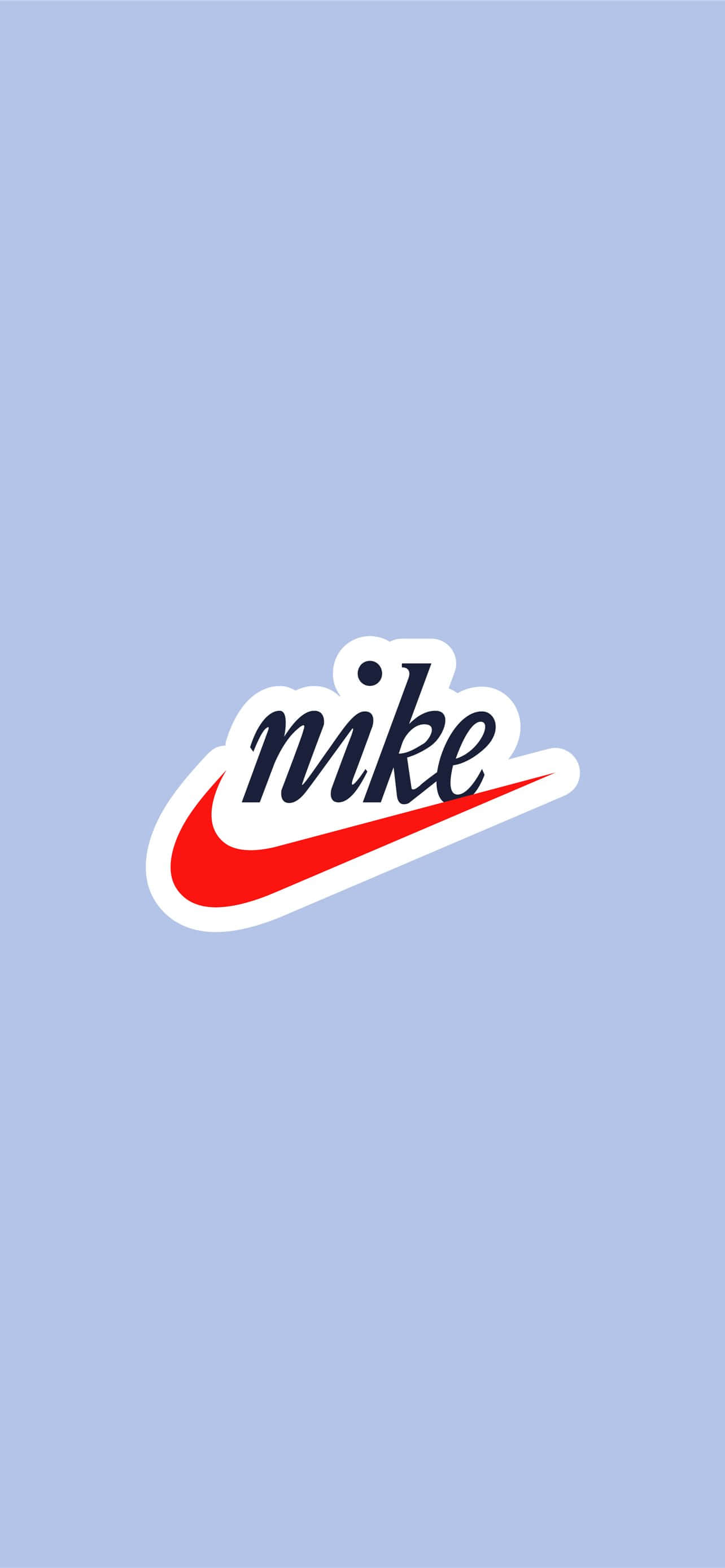 Det ikoniske Nike-blålogoen Bakgrunner