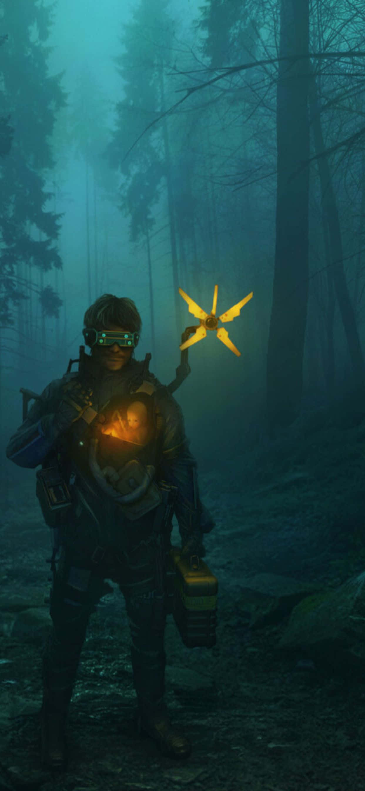 Det ikoniske spillet «Death Stranding» nå på iPhone Xs Max Bakgrunner