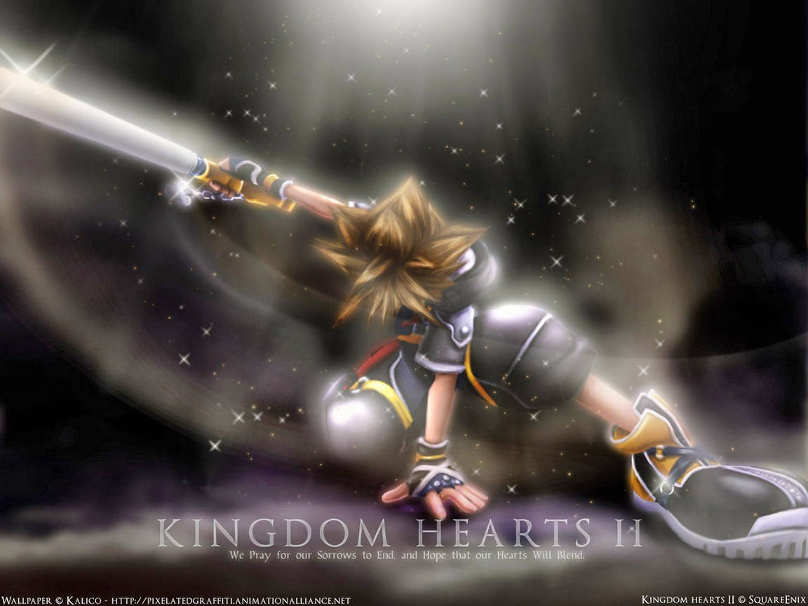 Detaljert Kingdom Hearts-logo Bakgrunner