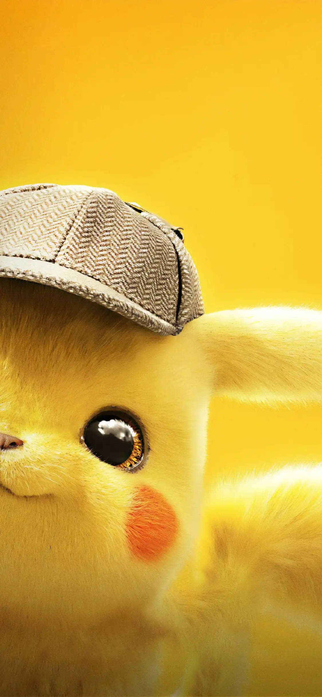 Detektiv Pikachu som titter på iPhone Bakgrunner