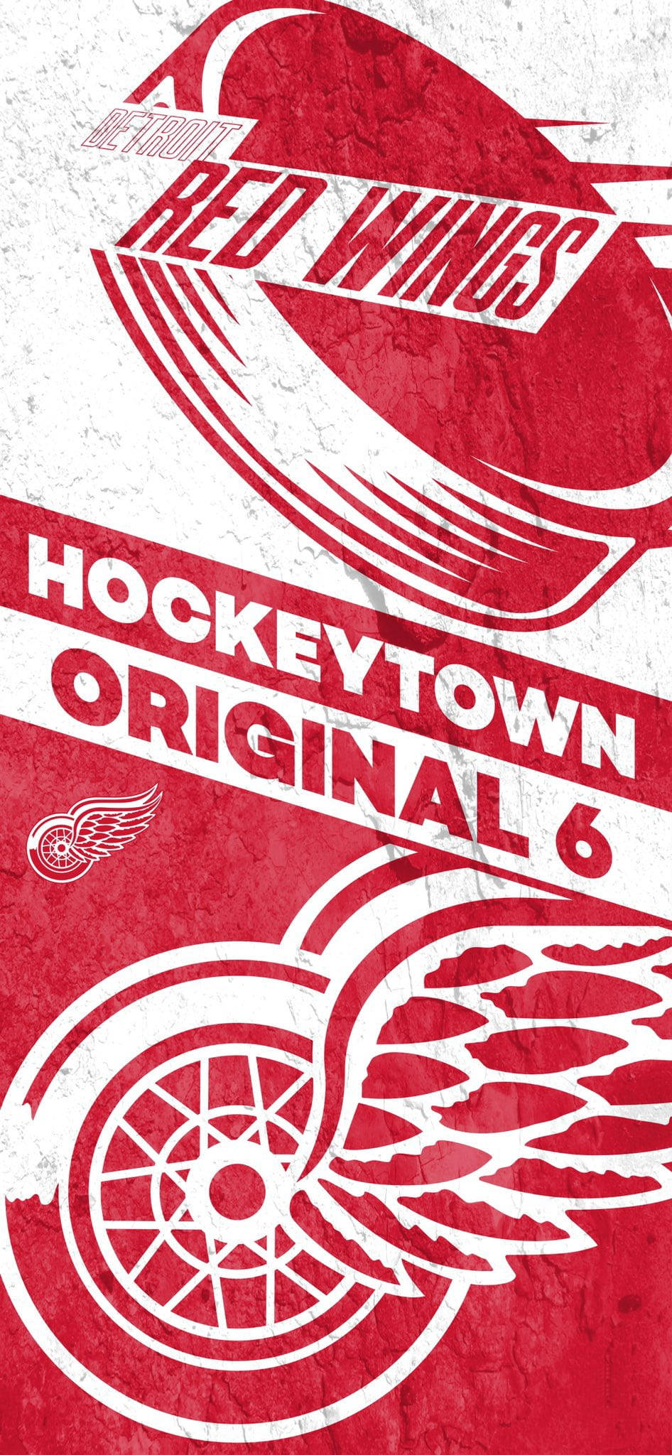 Detroit Red Wings Hockey Town Bakgrunner