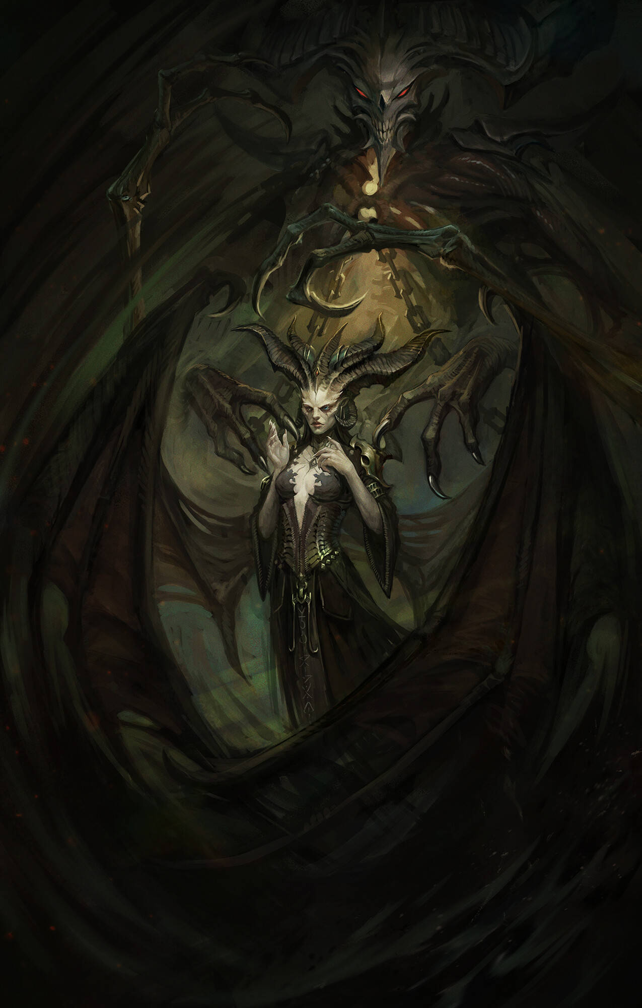 Diablo 4 Lilith Klo Bakgrunner