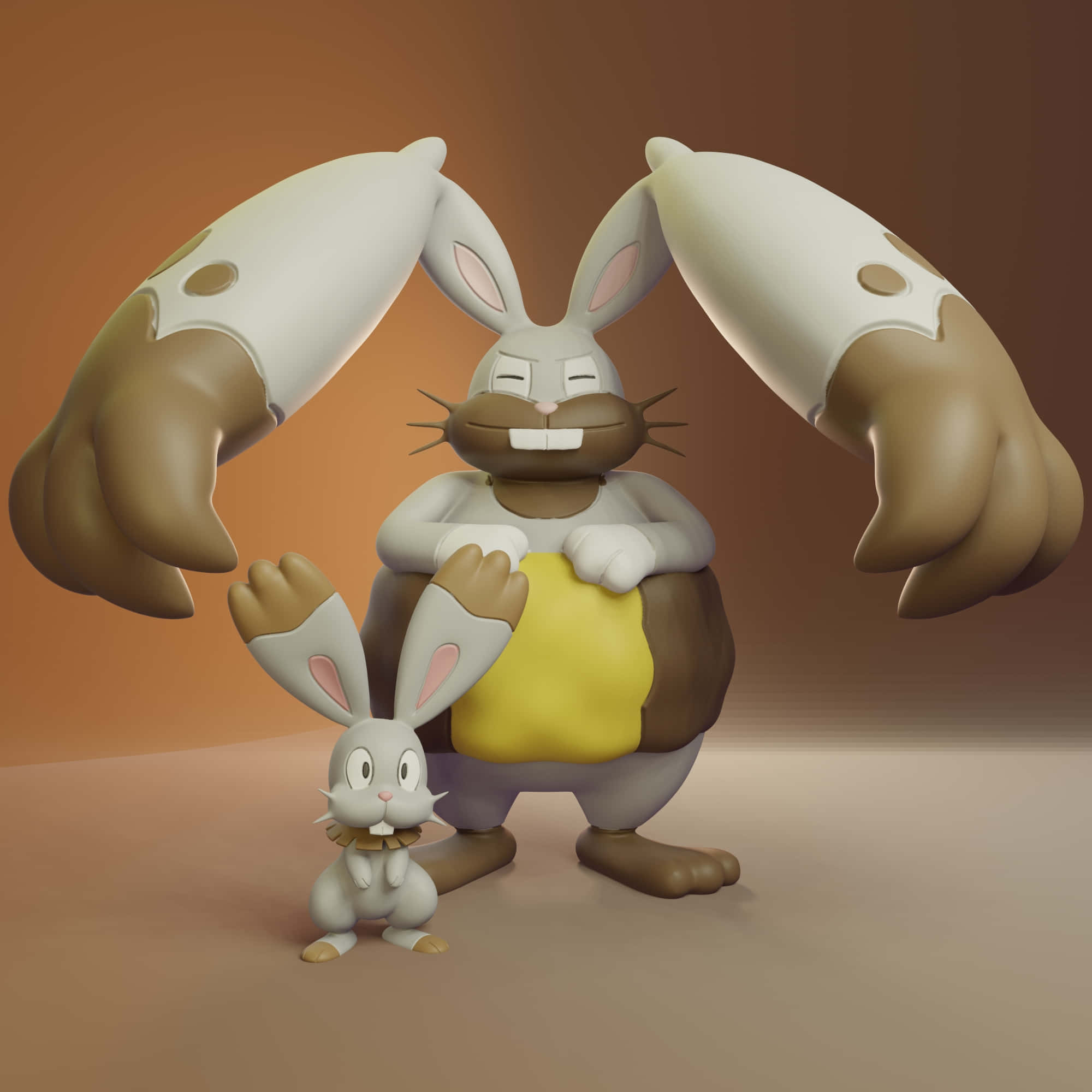 Diggersby og Bunnelby-figurer Bakgrunner