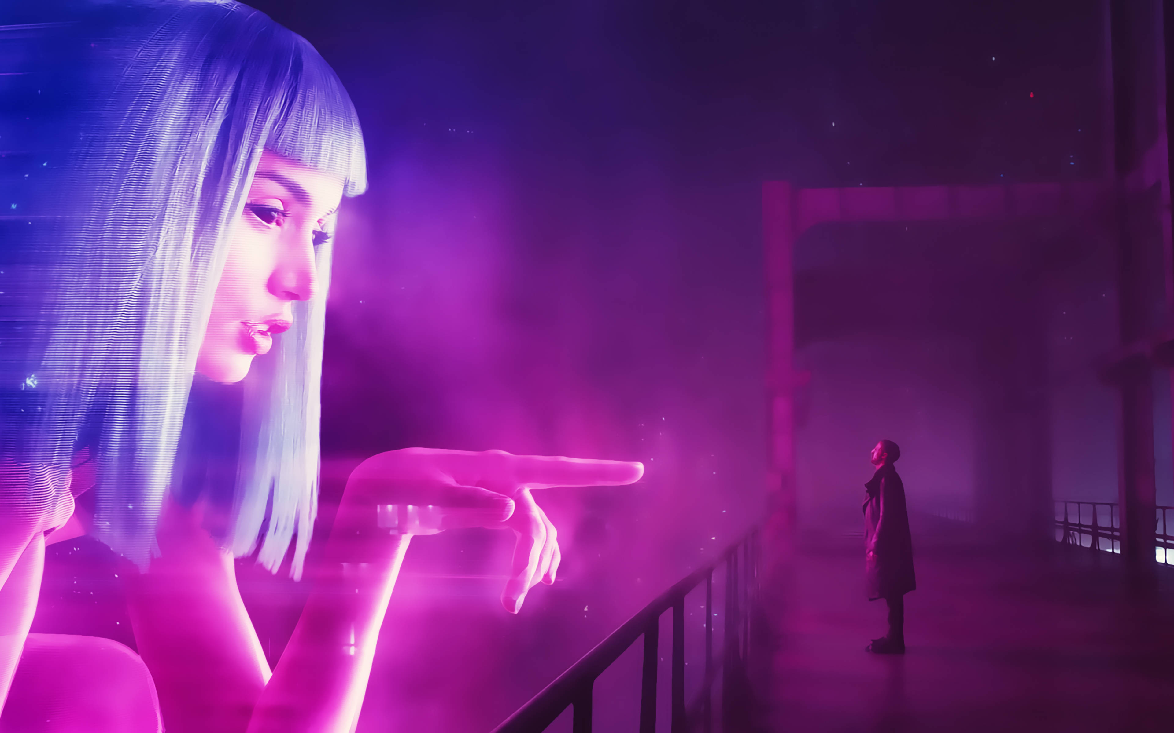 Digital følgesvenn Joi Blade Runner 2049 4K Bakgrunner