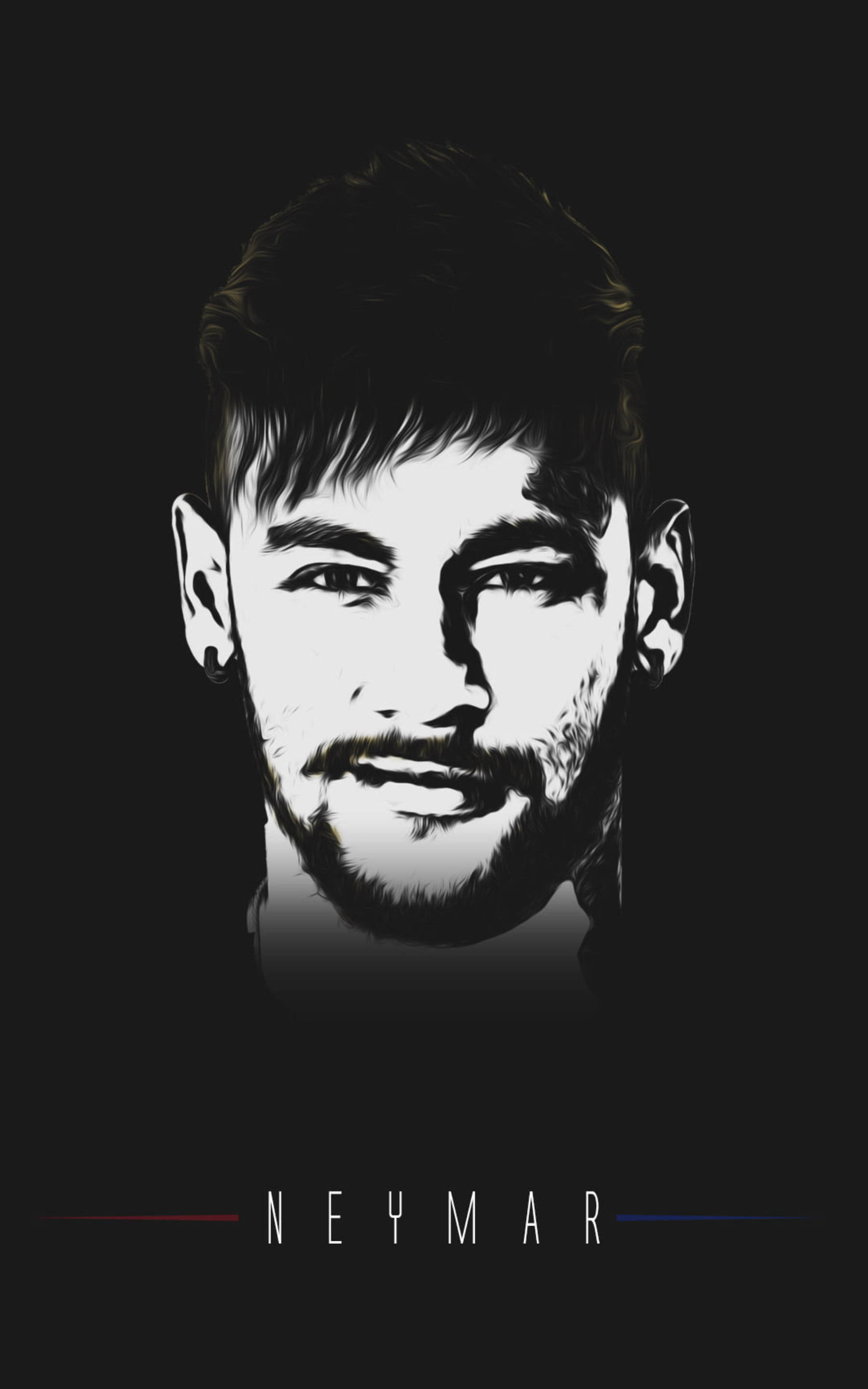 Digital kunst av Neymar Jr Bakgrunner
