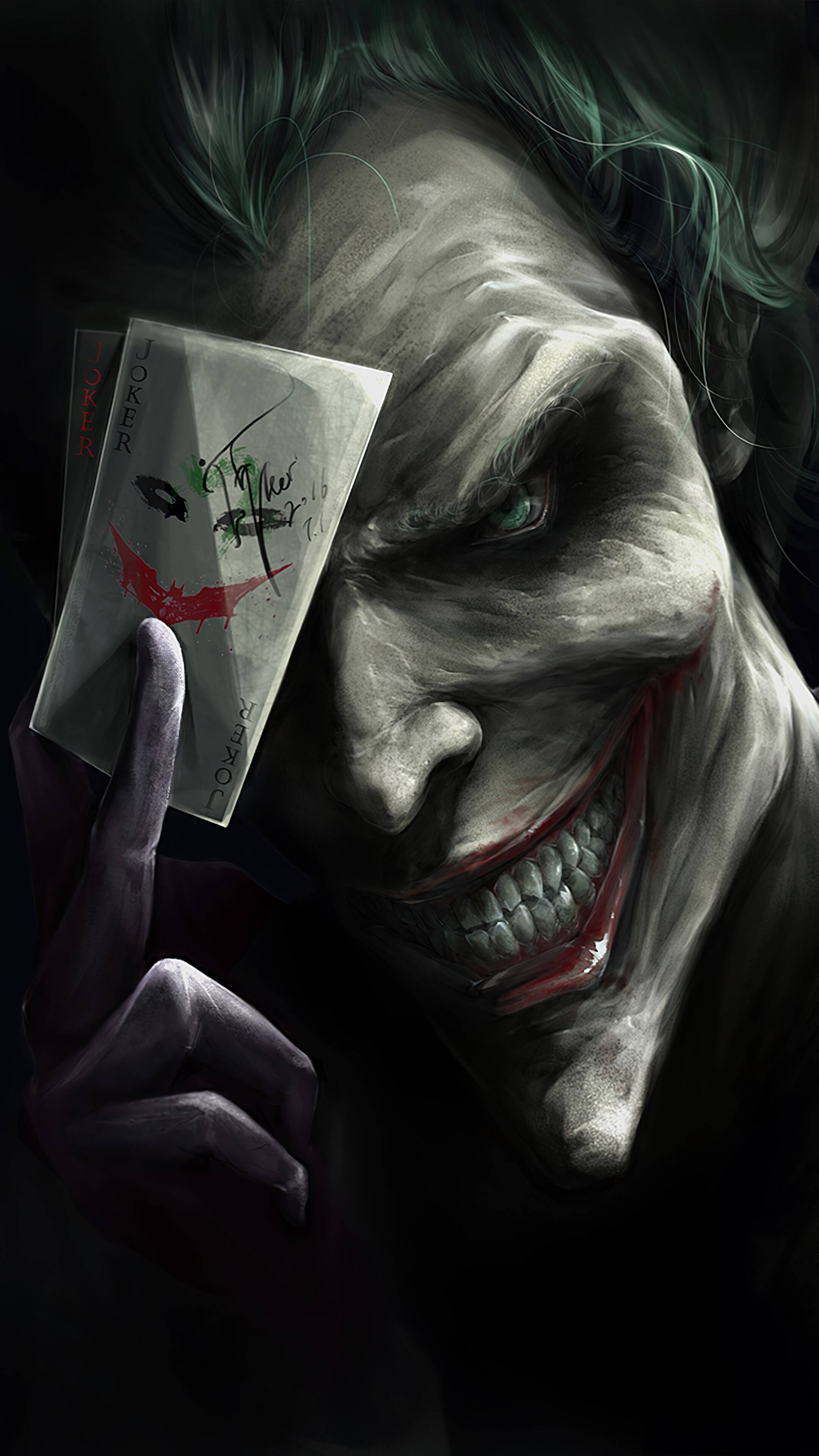 Digital kunst Rummy Joker-kort Bakgrunner
