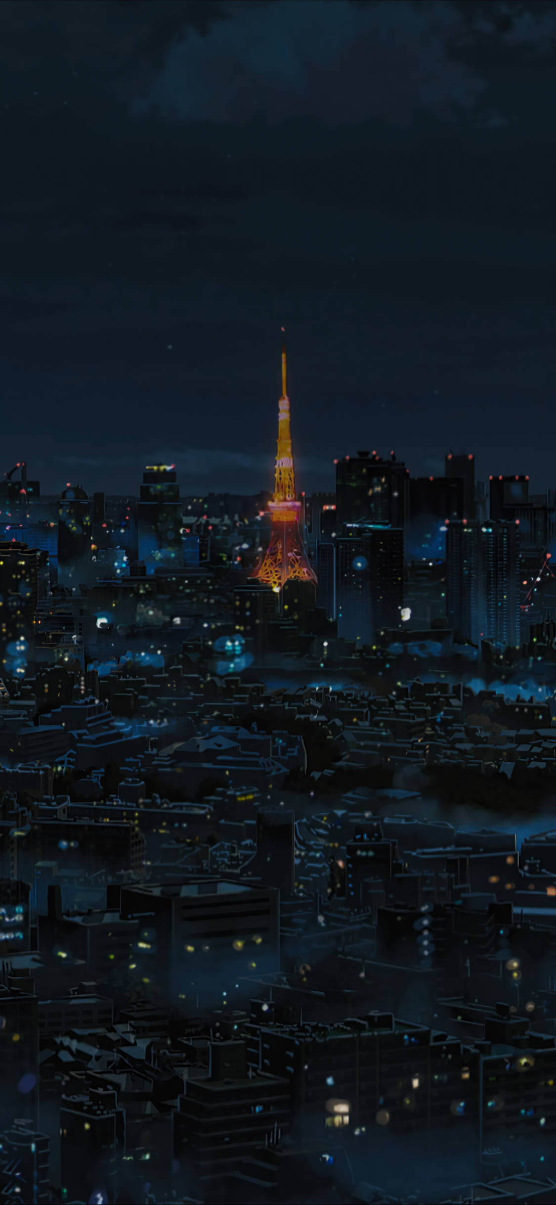 Din navn iPhone Tokyo Tower Bakgrunner