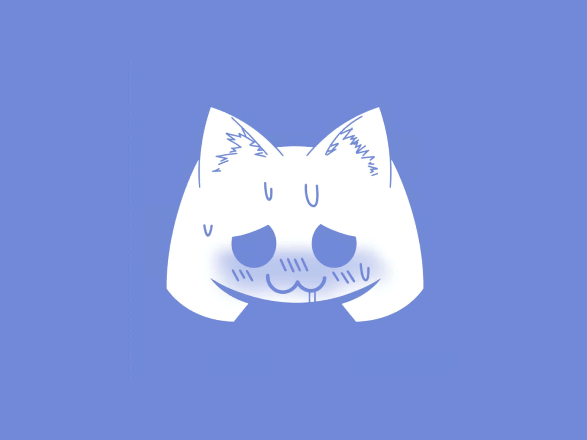 Discord-logo som animekatt Bakgrunner