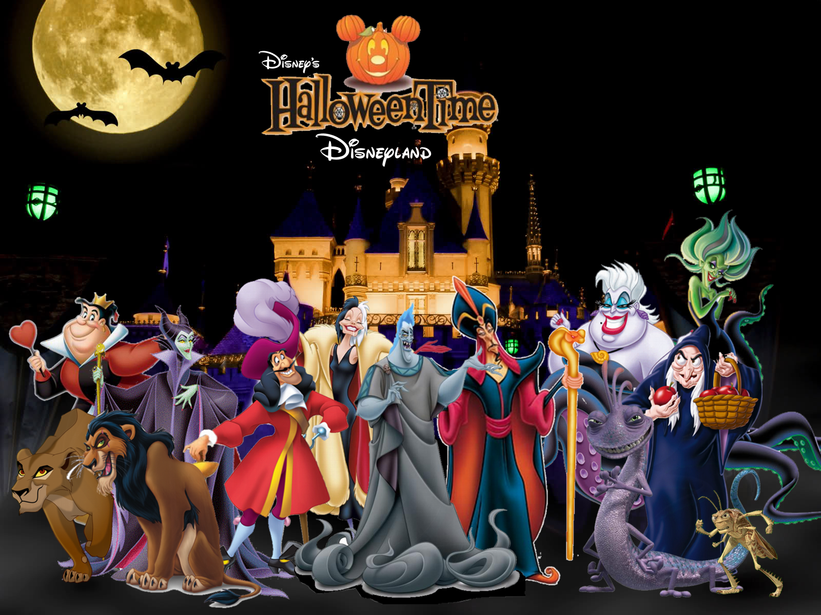 Disney Halloween 1600 x 1200 bakgrunn Bakgrunner