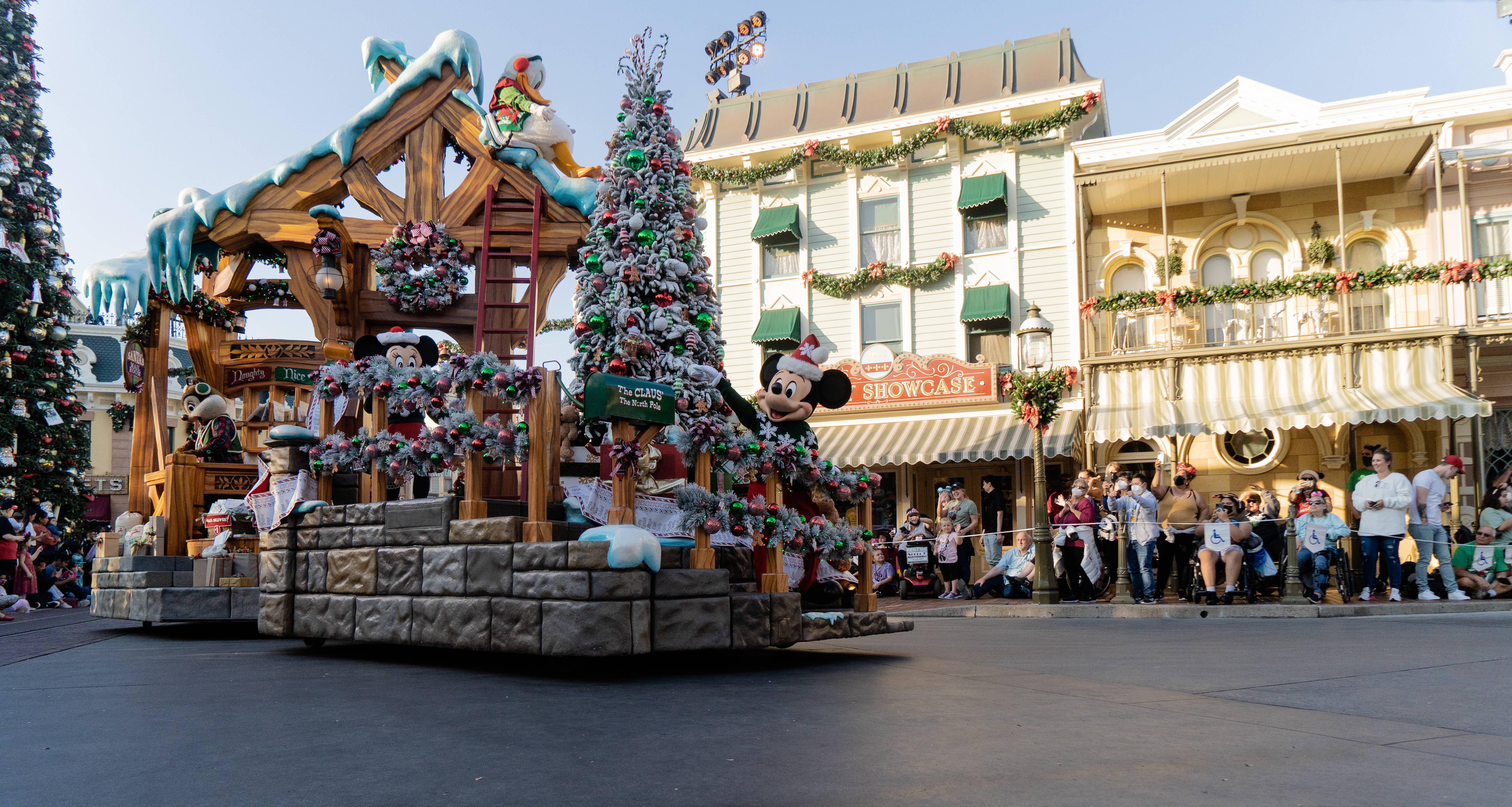 Disney-julebyparade Bakgrunner