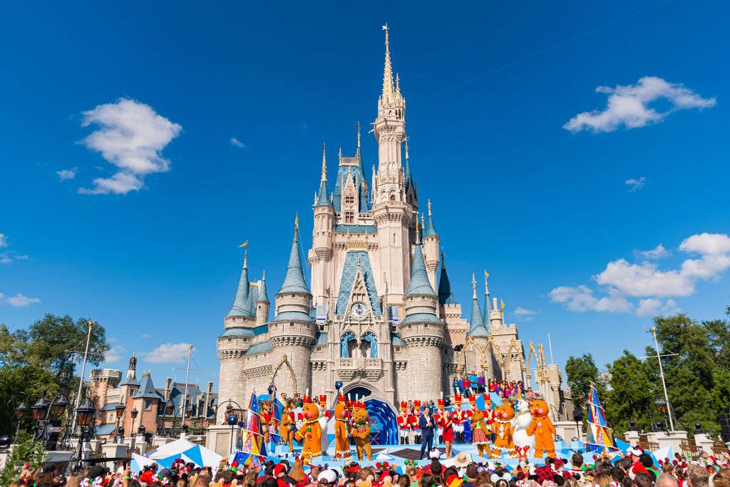 Disneyworld Juleforestilling Bakgrunner