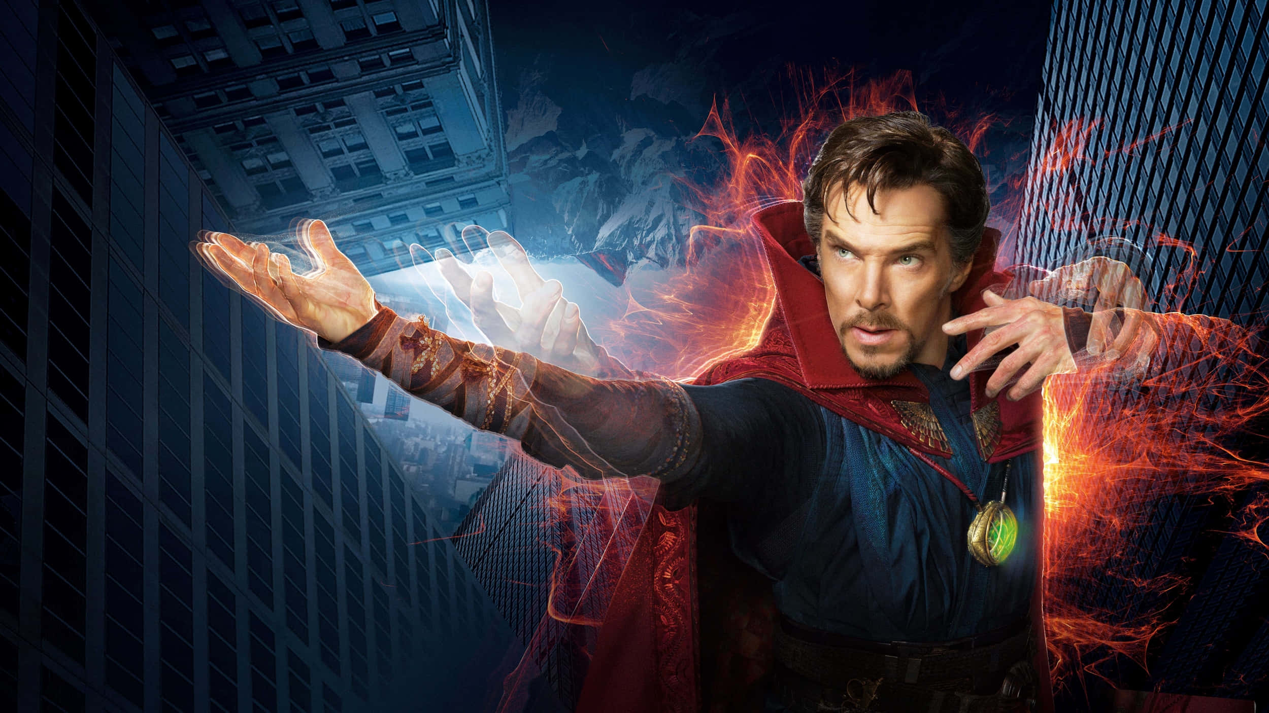 Doctor Strange 2 Doctor Strange Rød Estetikk Bakgrunner