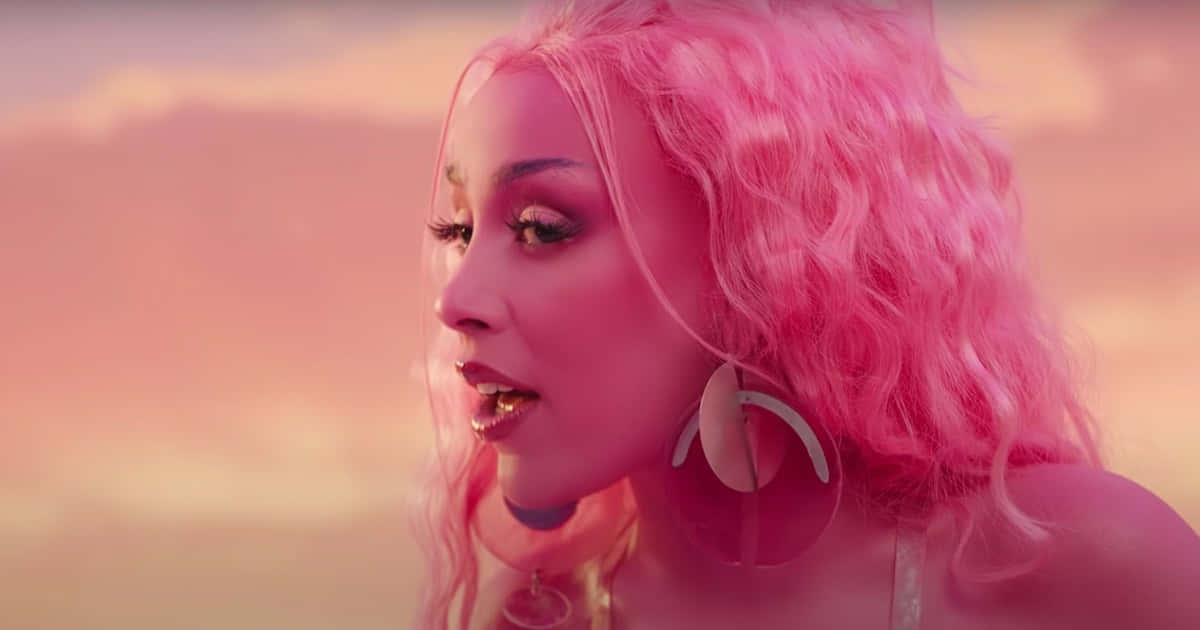 Doja Cat Lyser Opp Den Røde Løperen Under MusiCares Årets Person 2019 Bakgrunner